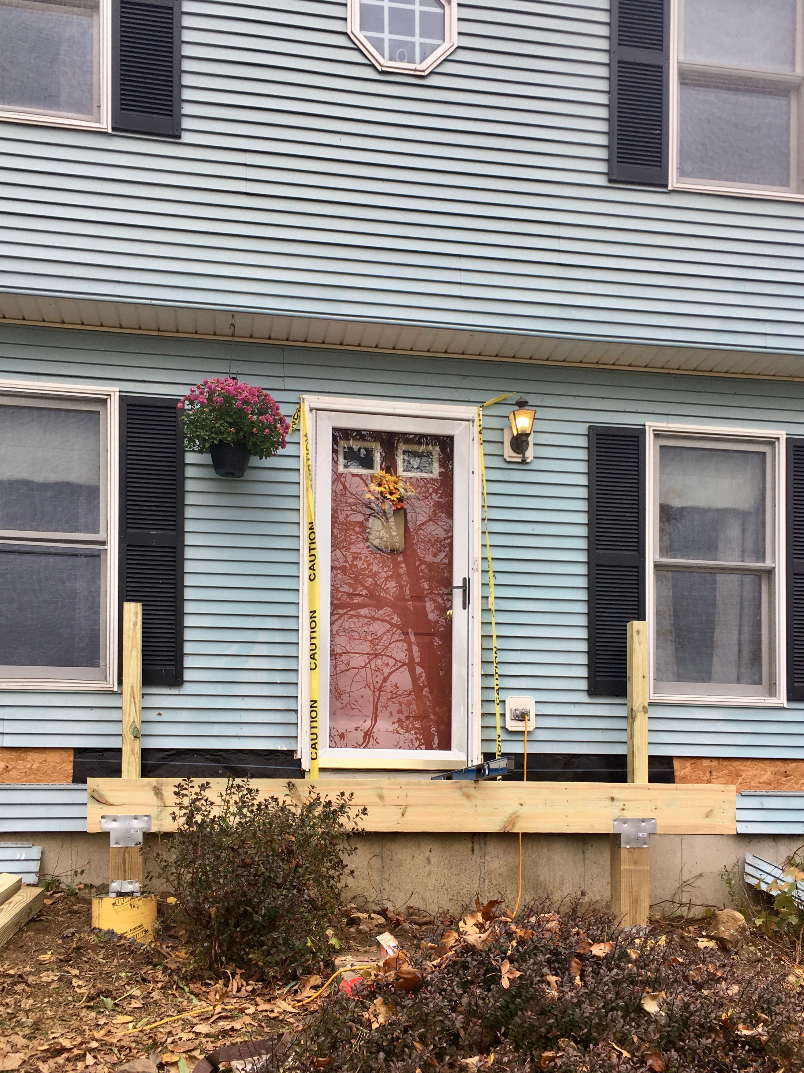 Portico Transformation by DiGiorgi Roofing and Siding Inc