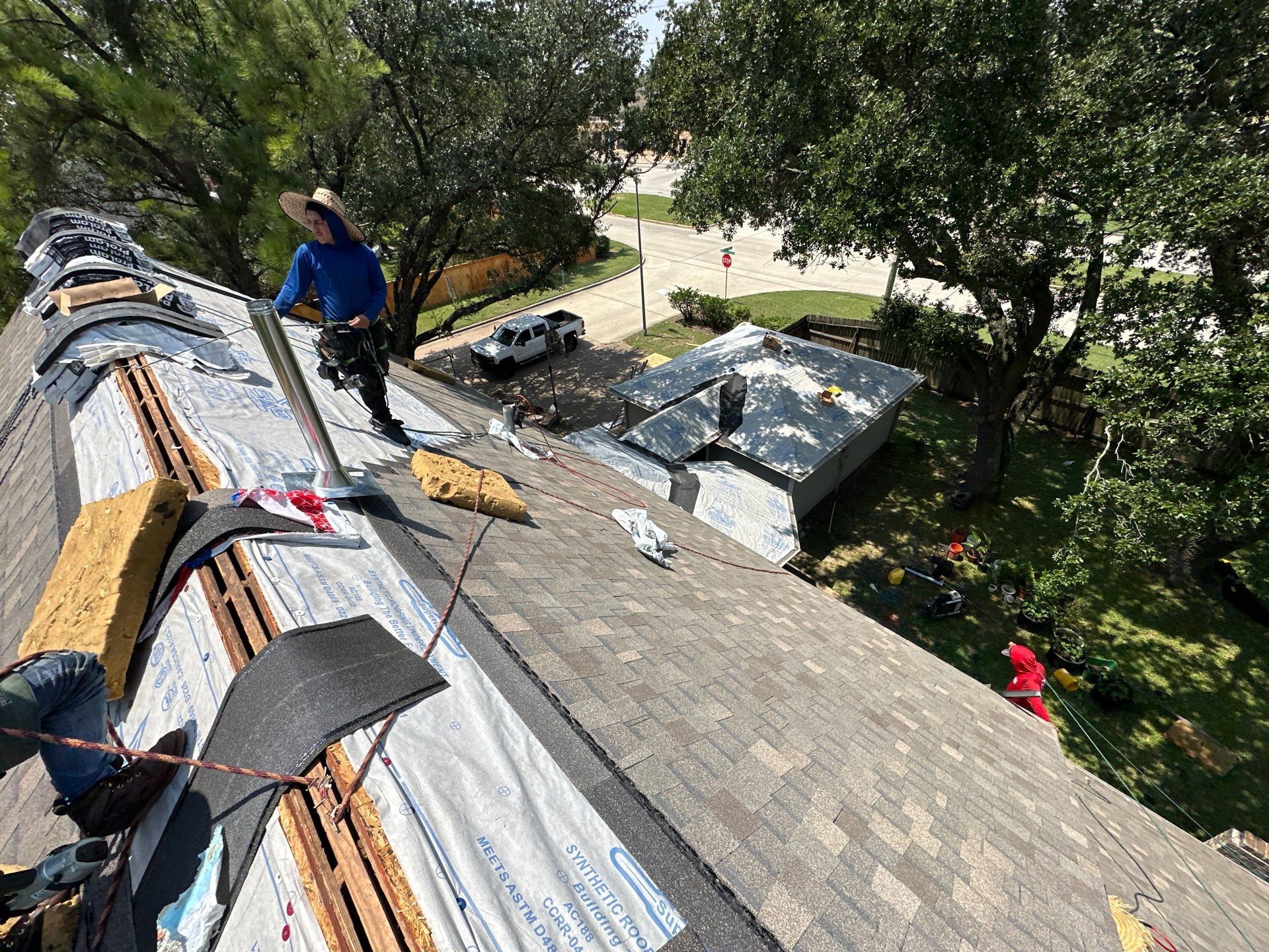 Project in Houston by Motion Roofing