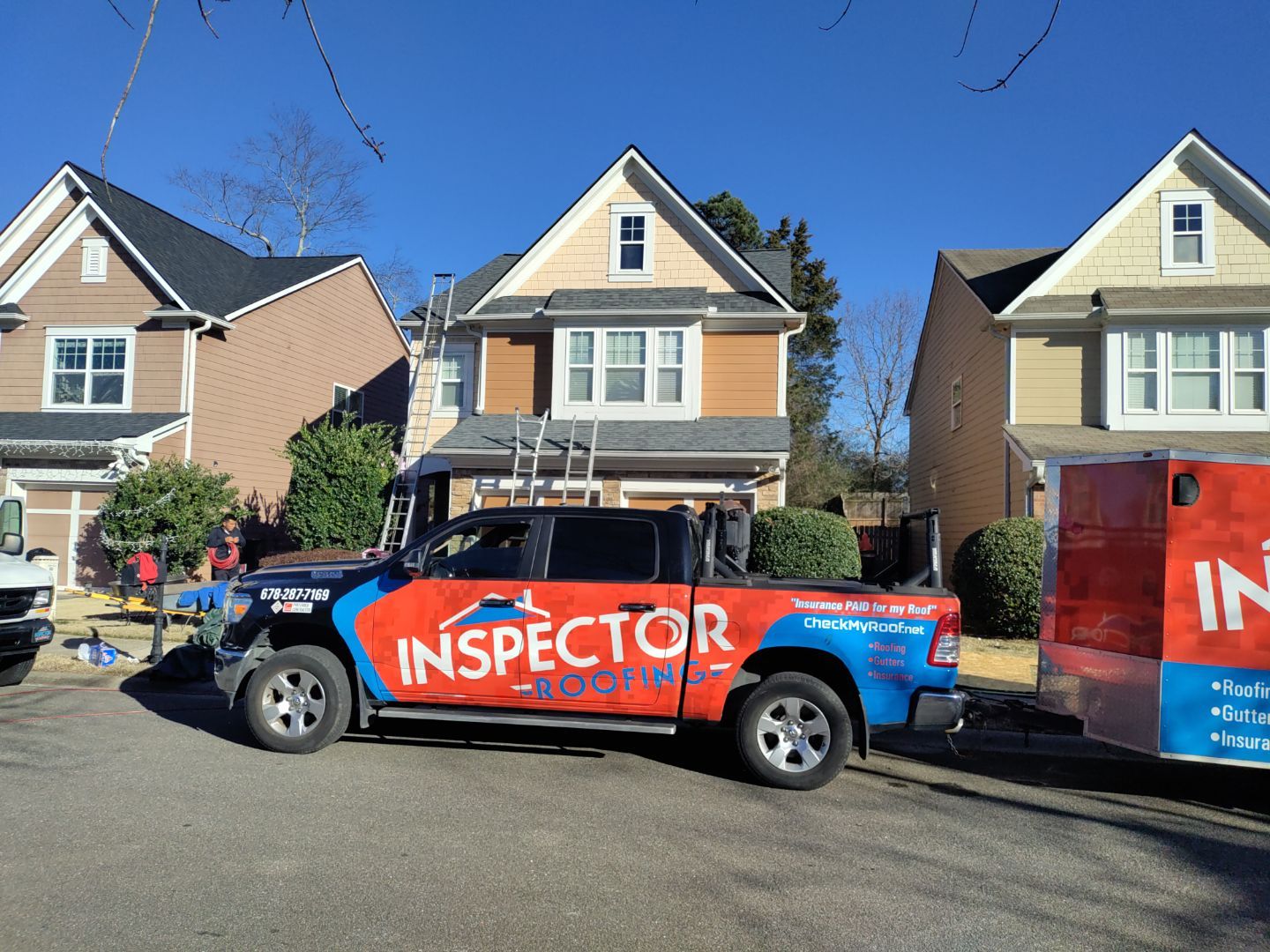 Residential Roofing Installation using Owens Corning by Inspector Roofing and Restoration