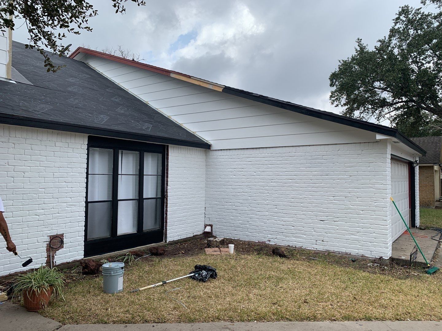 Exterior Transformation- Full Roof Replacment and James Hardie Siding Project by Galvan Roofing and Construction