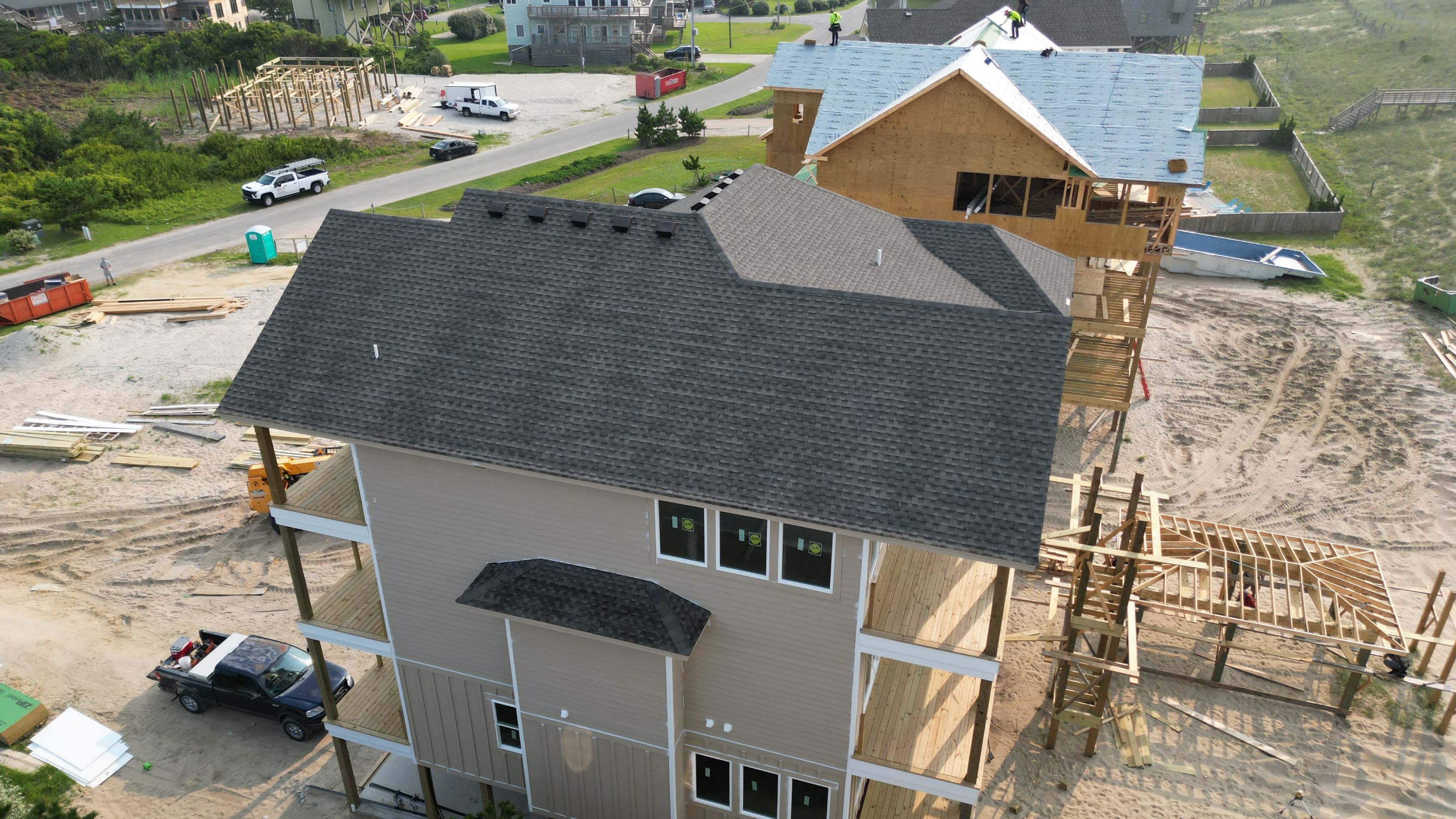 Residential Roofing Installation using Timberline HDZ in Hatteras NC by Gallop Roofing & Remodeling, Inc.