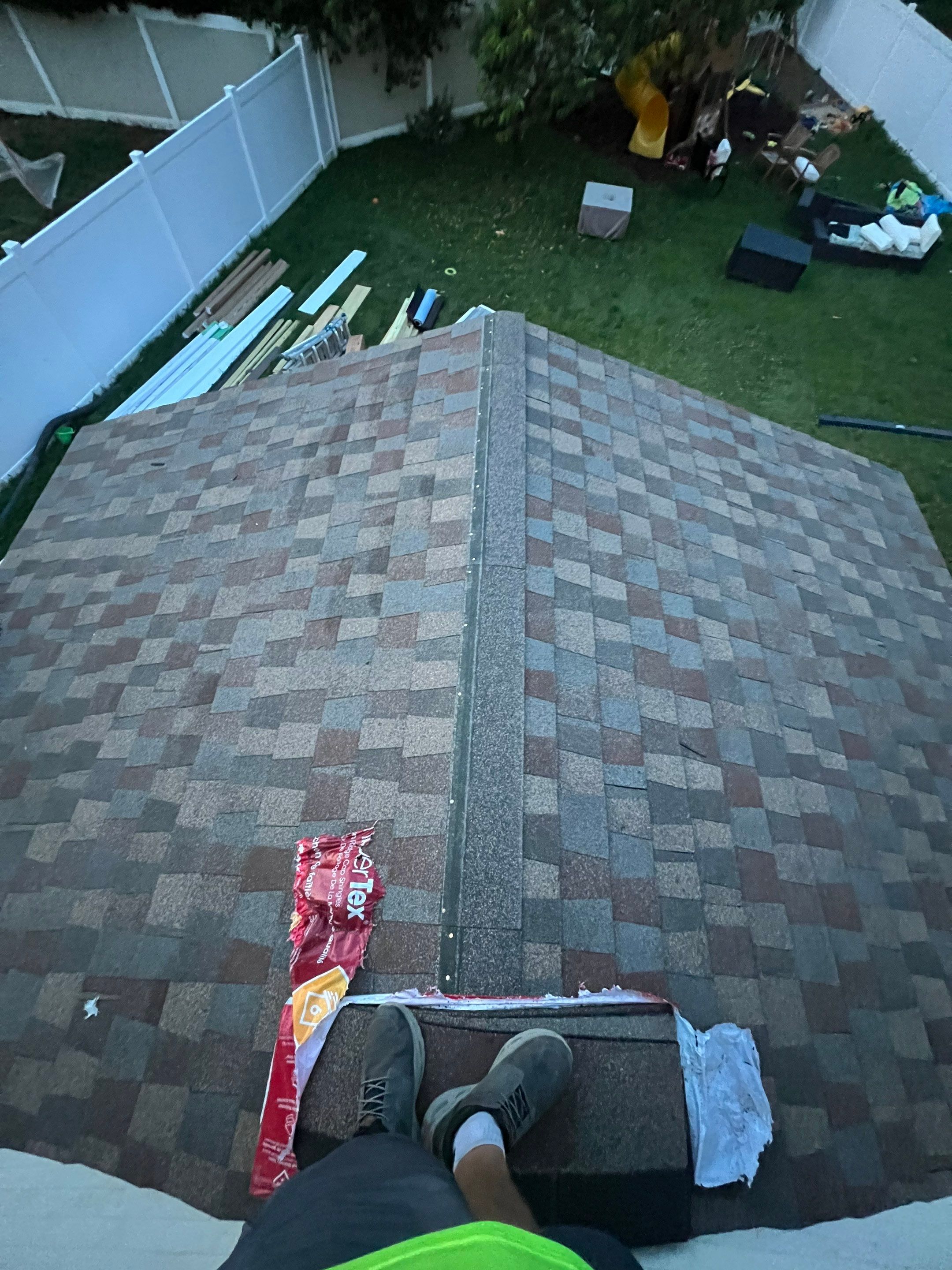 New deck and open porch Newton PA by deck guardian