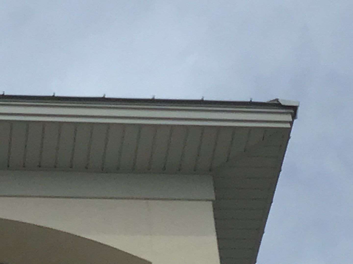 Soffit and Fascia Roof Replacement using 60' Ladders in Navarre by Gutter Professors