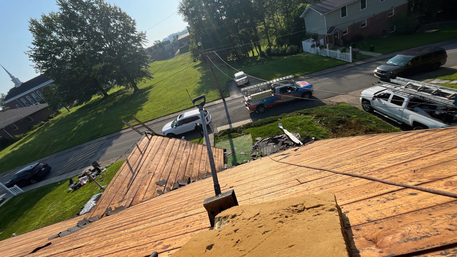 Residential Roofing Installation using GAF Timberline HDZ Pewter Gray by Rainstoppers Roofing