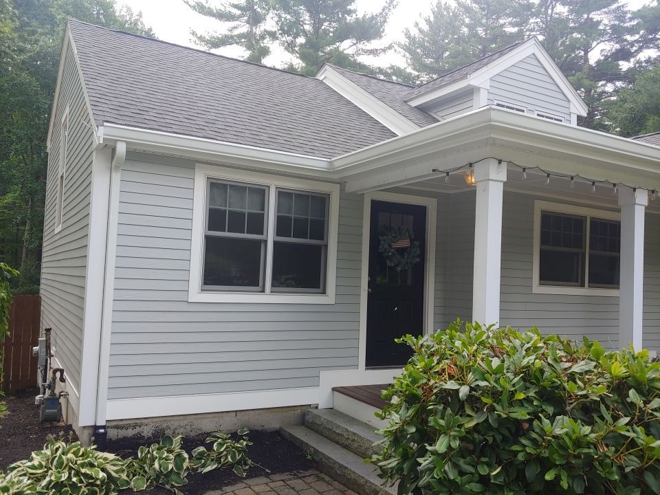 Hanover, MA Gutter Installation using 6" K-Style Aluminum Gutter with Leaf Relief Continuous Hanger by Gutter Pro Enterprises