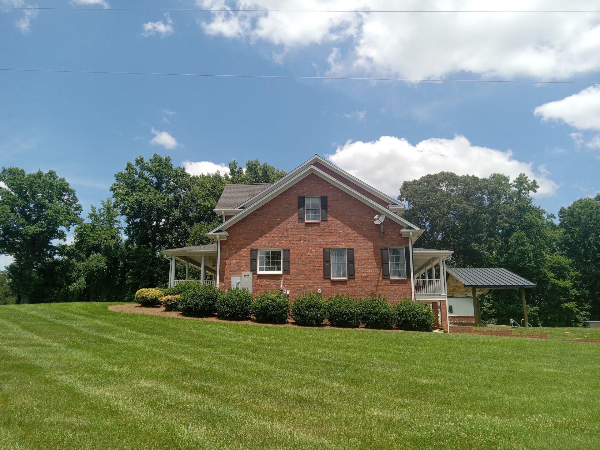 pressure washing exterior brick siding walkways and possibly driveway to remove dirt build-up and stains