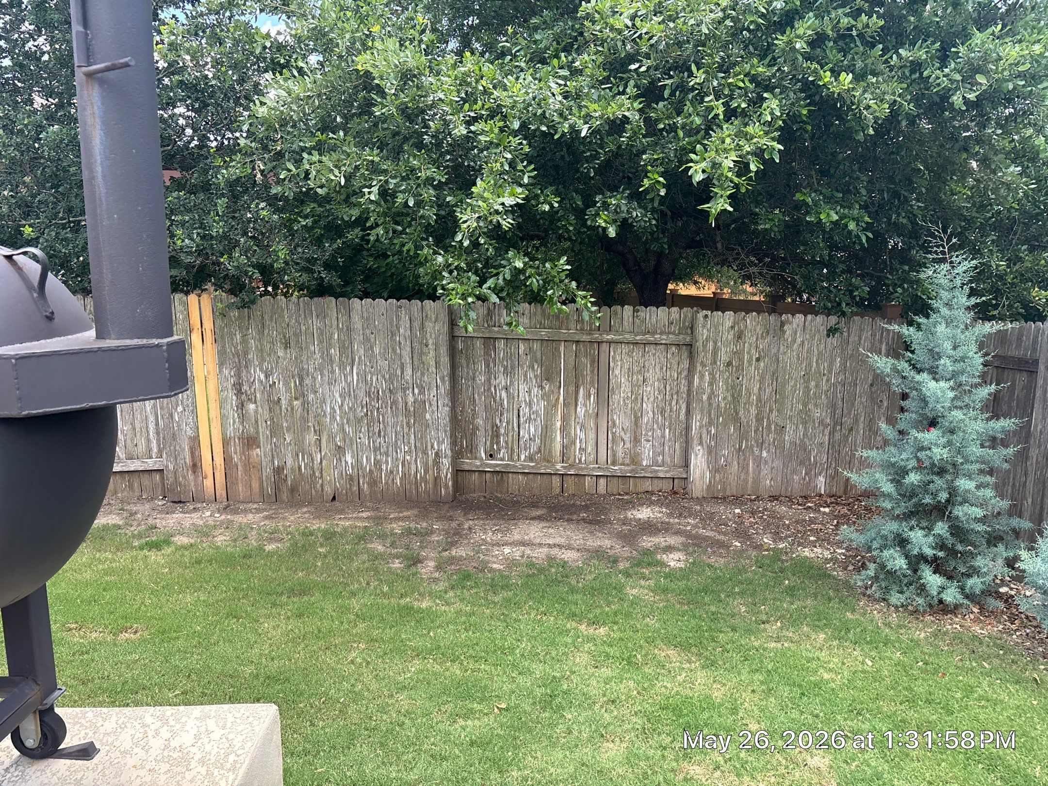 Residential Wood Fence in Austin by RoofsOnly.com