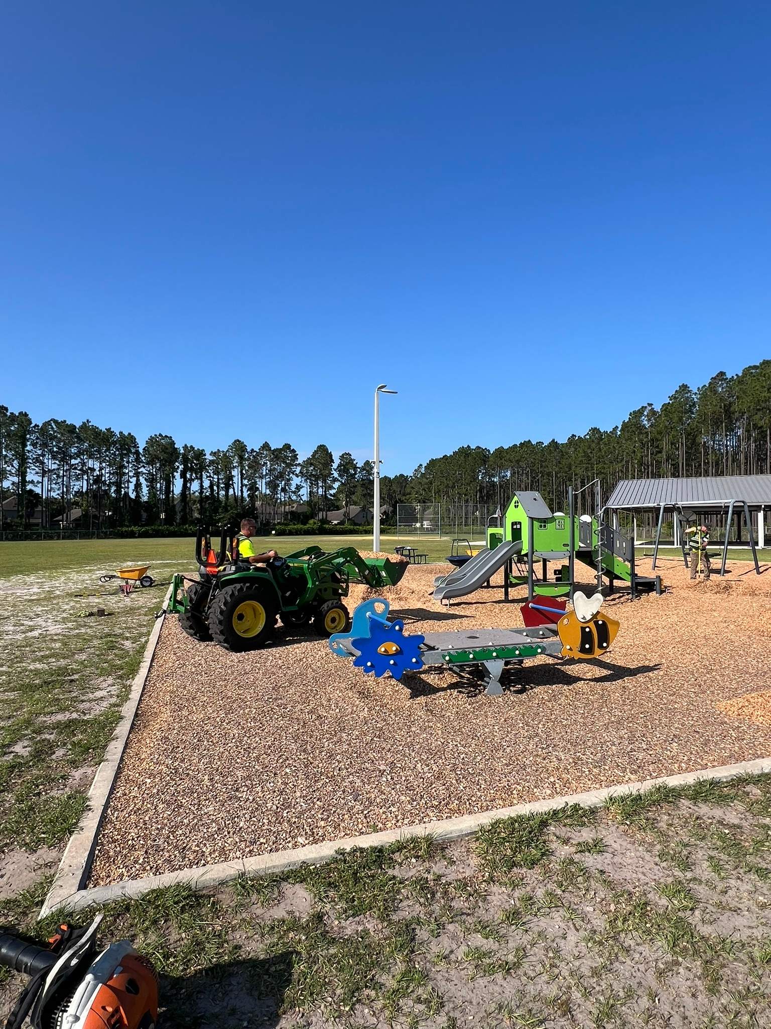 Mulch Installation | IPEMA Certified Playground Mulch by ProGreen Services
