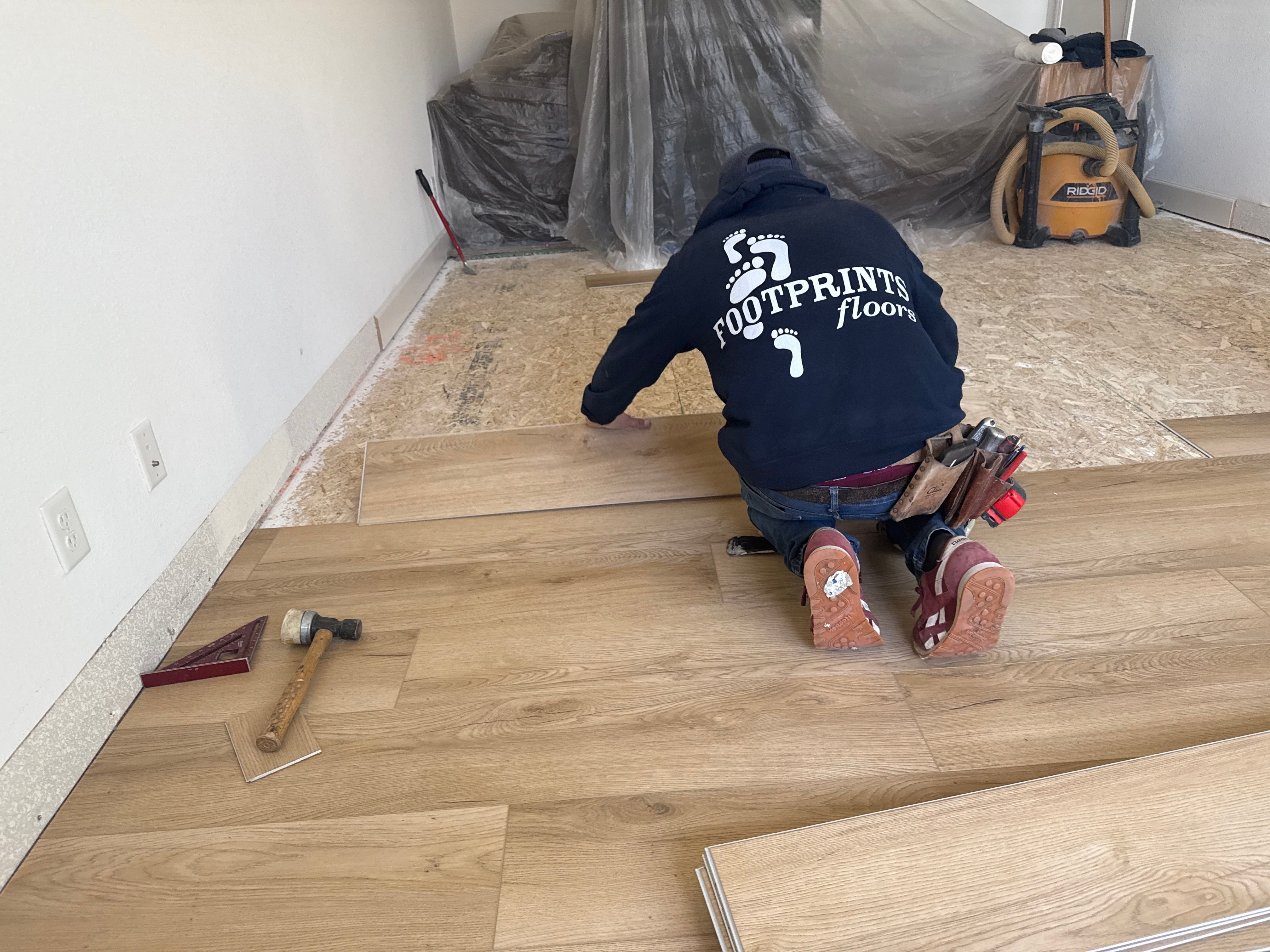LVP to match the previous install by Footprints Floors South Sacramento