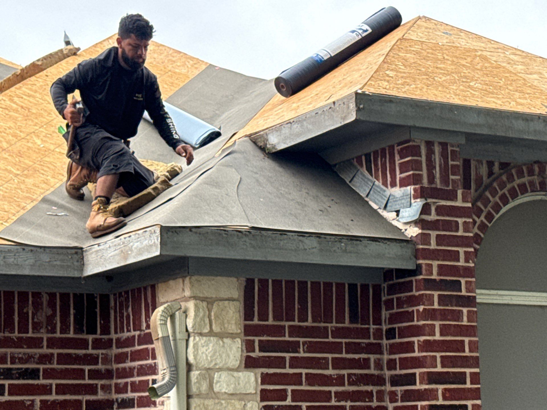 Residential Roof Replacement with IKO Cambridge Shingles in Shady Shores by First Out Roofing 