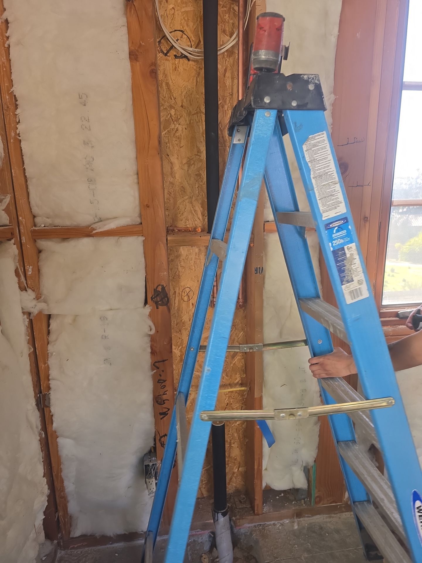 Installing Exterior Water House Line Piping by Us Plumbing