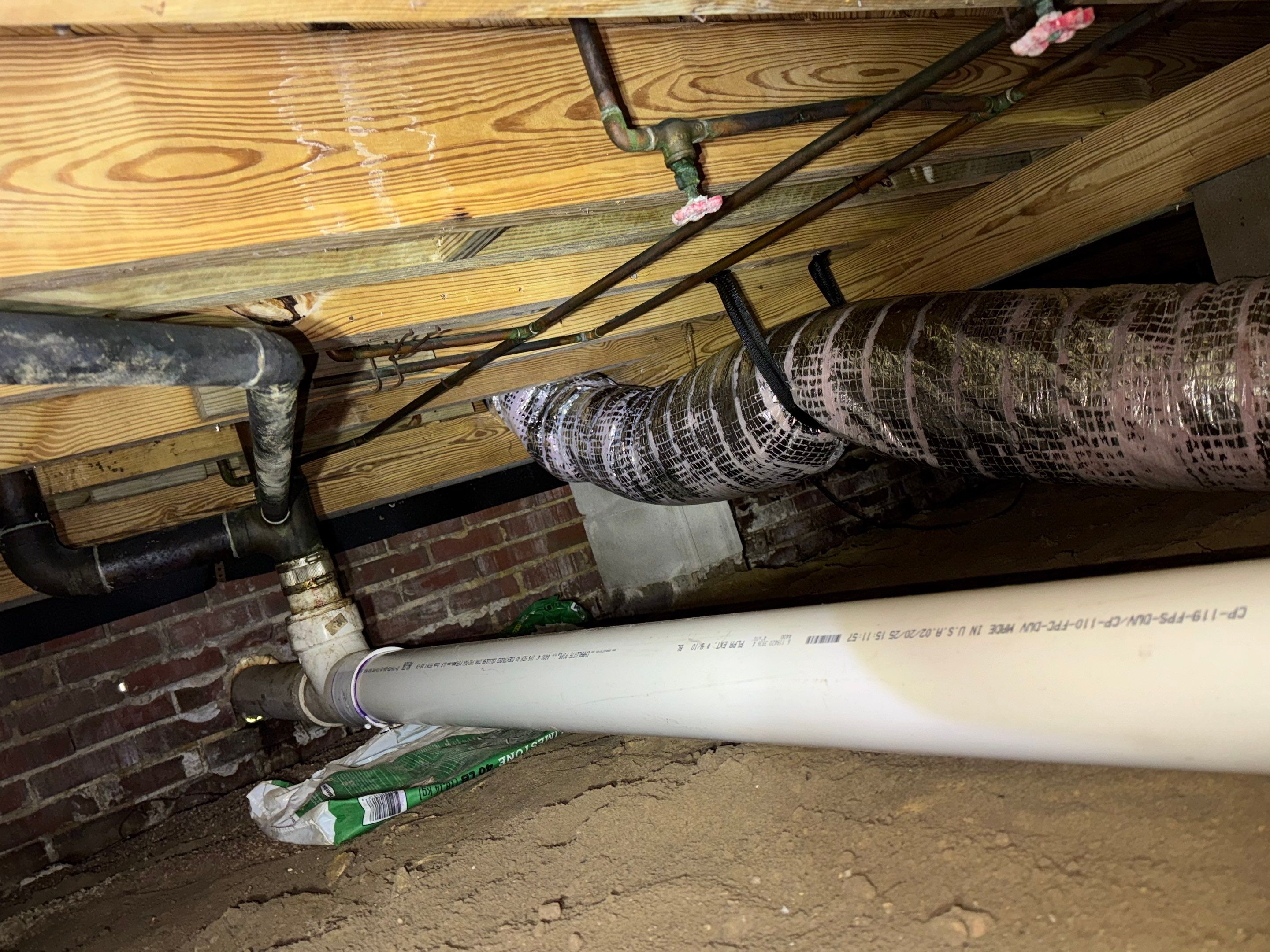 Project in Chesapeake by Patriot Crawl Space Repairs