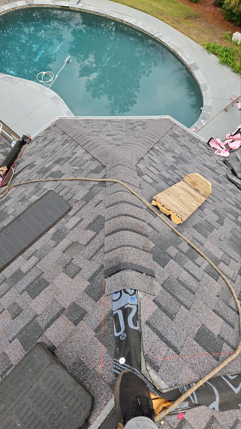 Residential Roofing Installation using Owens Corning Duration Midnight Plum by Indigo State Roofing