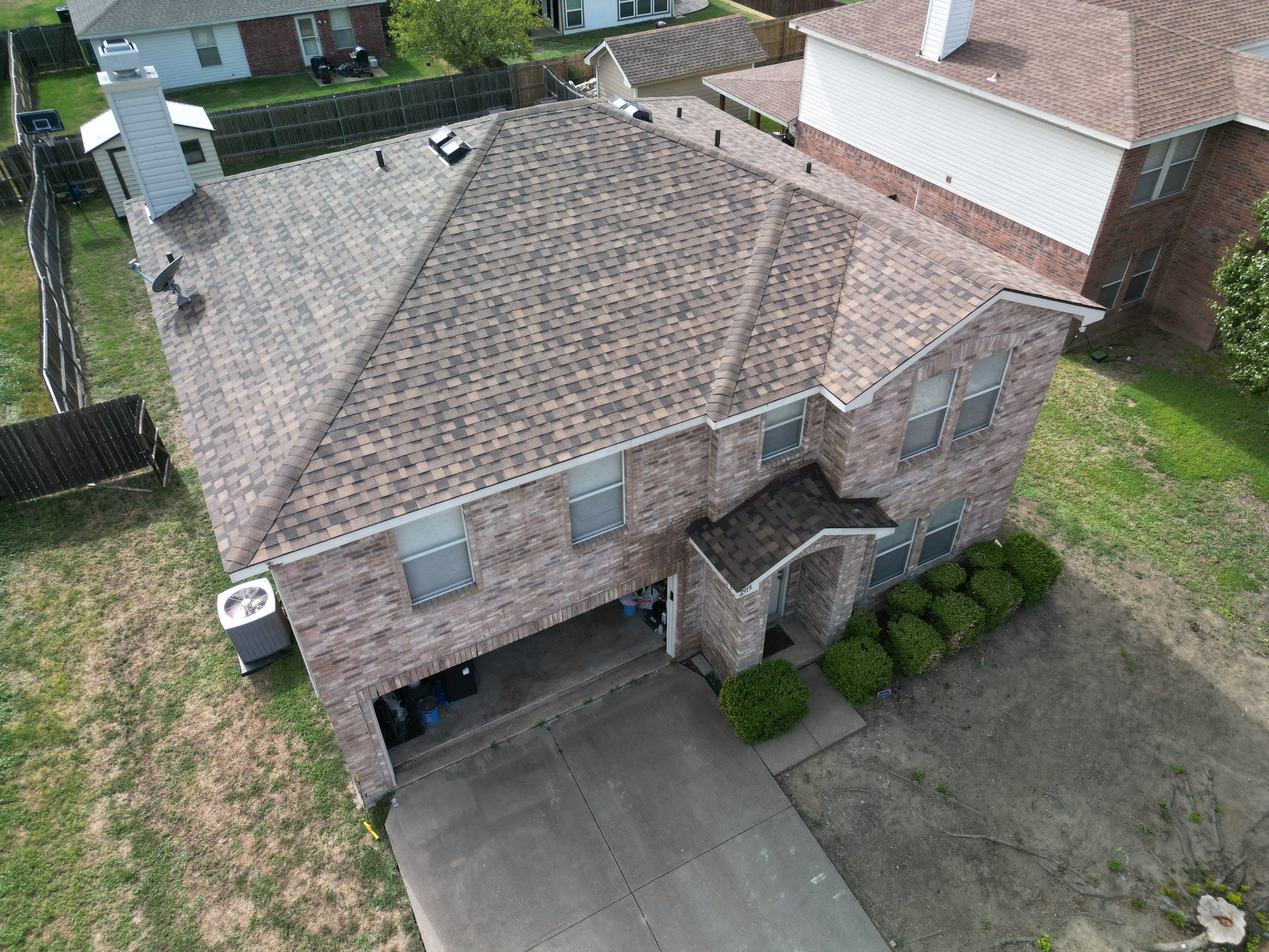 Full Roof Replacement, Chimney Rebuild and Interior Damage Replacement by First United Roofing & Construction