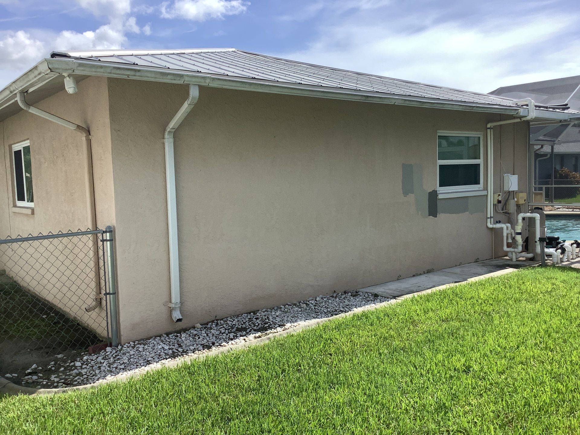 Seamless Gutters for Buildings in Cape Coral FL by Gutter Professors