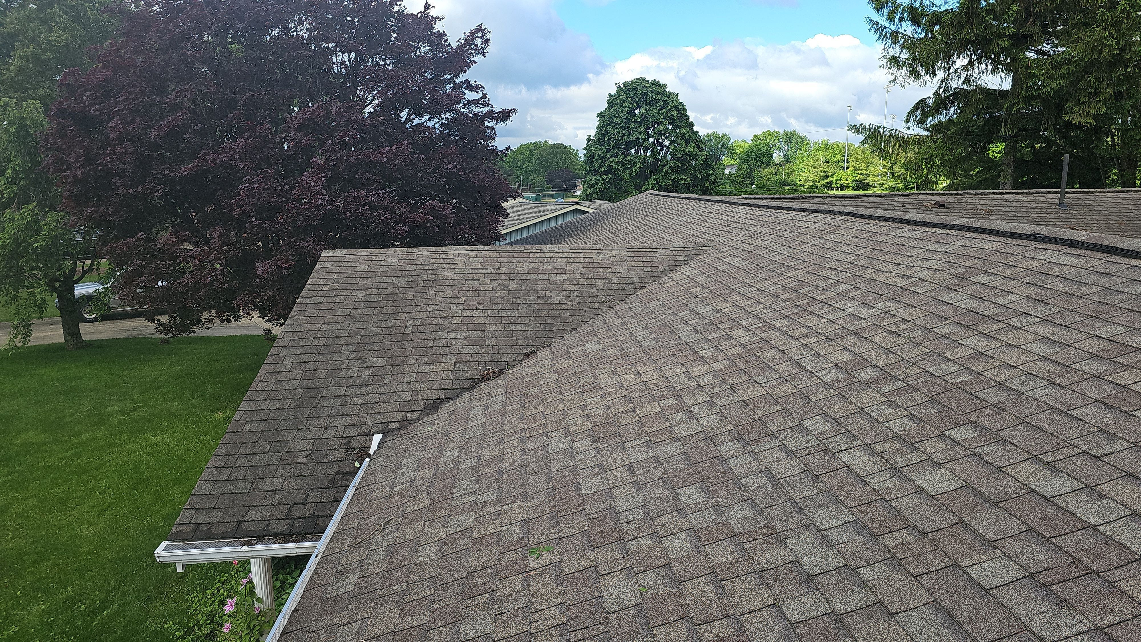 Atlas Pinnacle, Color, Coastal Granite, Drip Edge, Color, Black by Eagle Eye Roofing