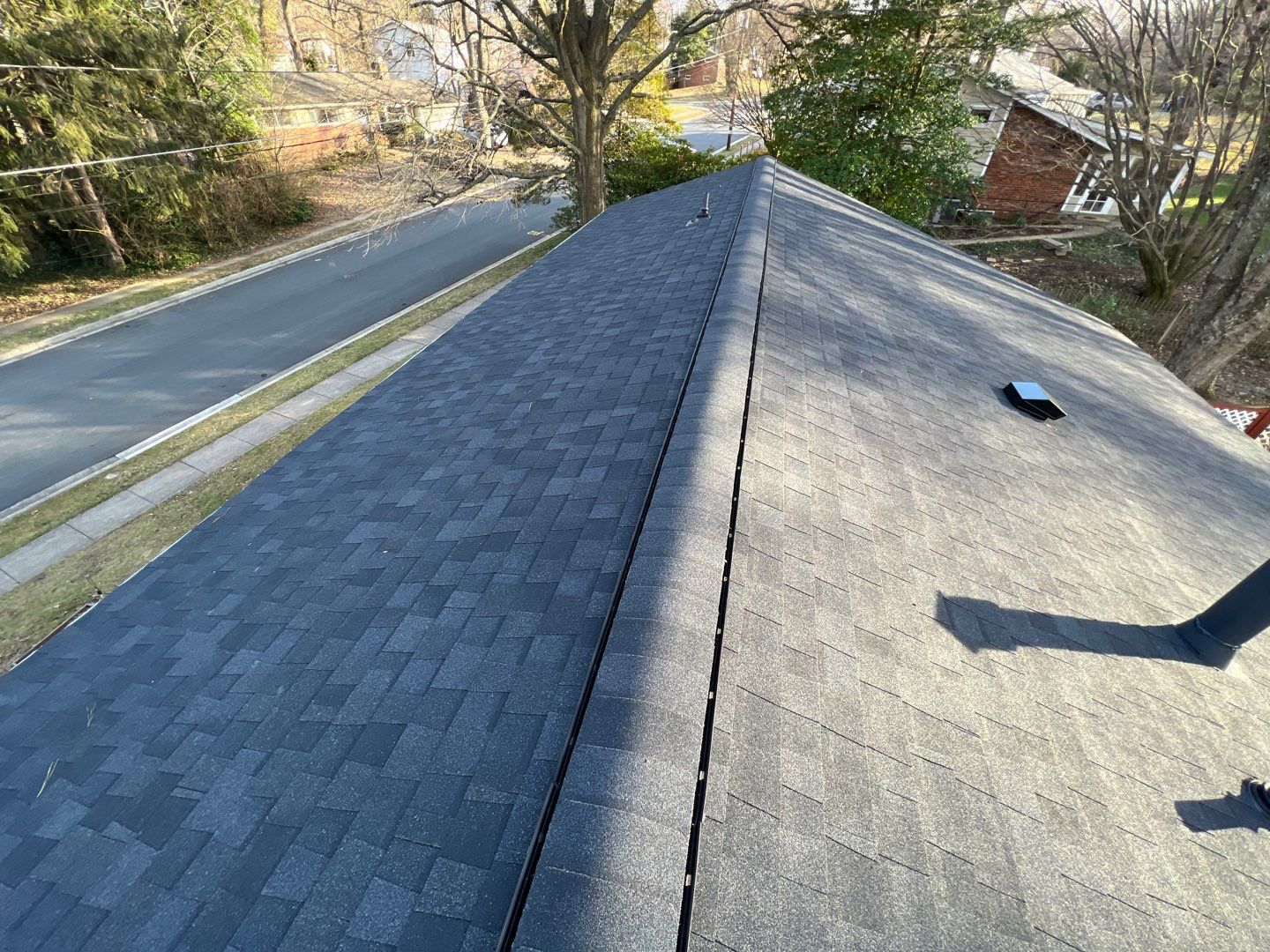 Fairfax: CertainTeed Landmark Pro Designer Shingles in Max Def Charcoal Black by RM Banning, Inc.