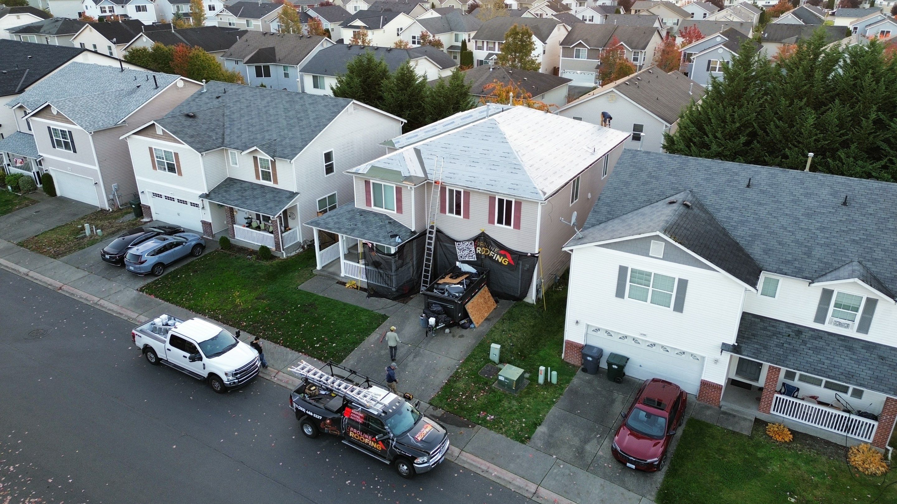 Project in South Hill, WA by Proline Roofing & Restoration LLC