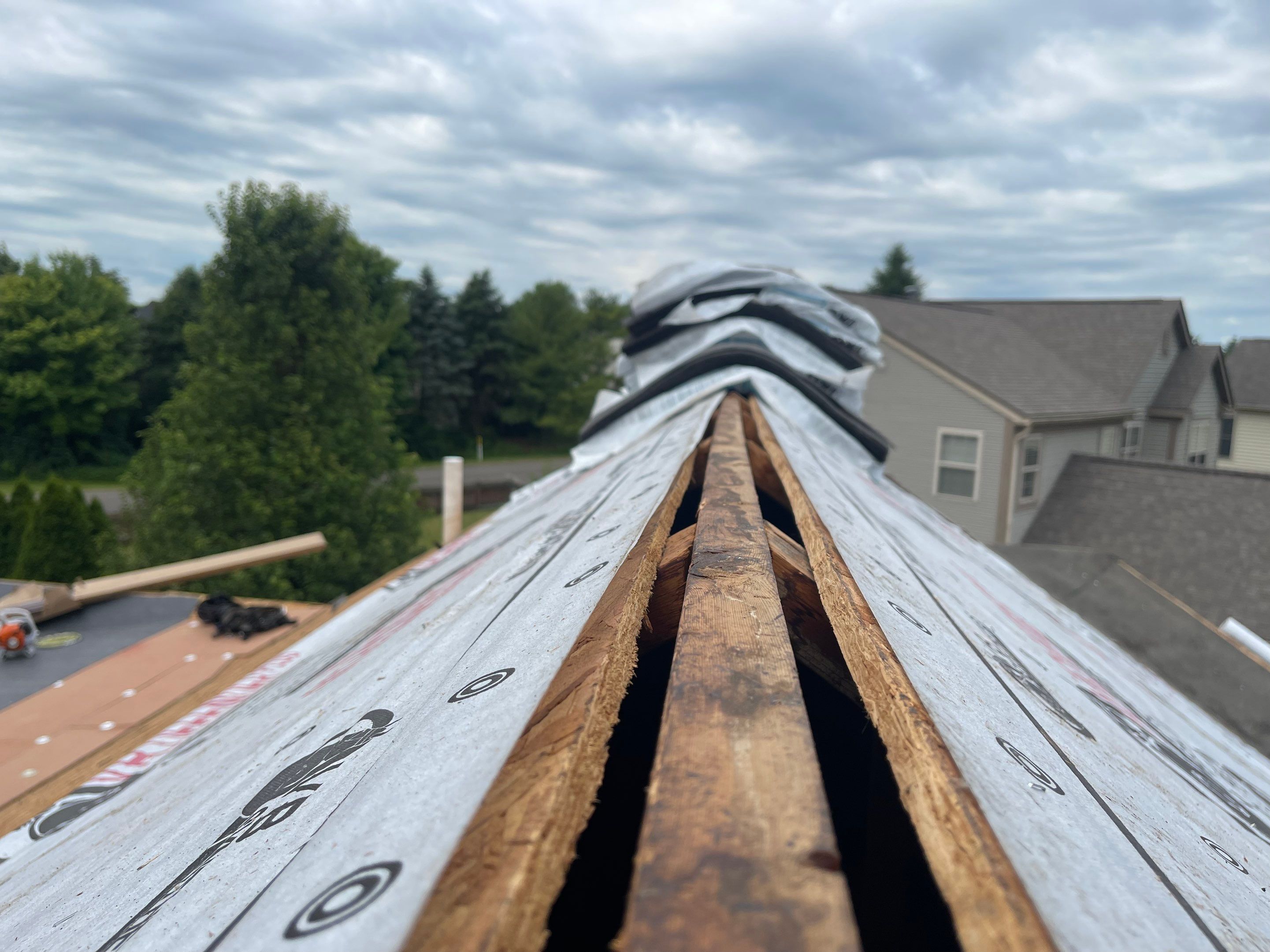 Residential Roofing Installation using IKO dimensional shingles by SOS Home Ohio 
