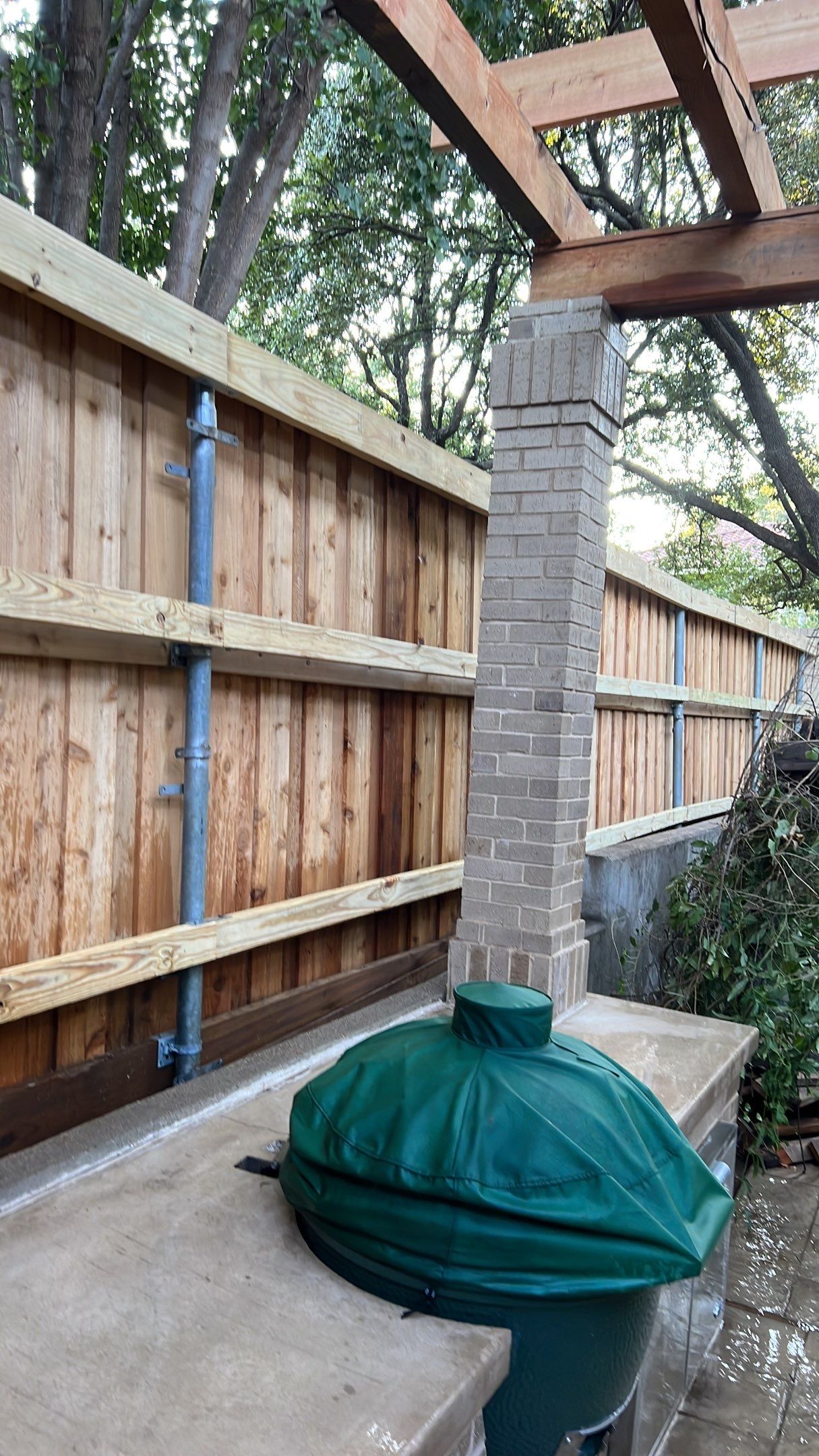 Residential Roofing Installation using Polycarbonate Pergola Roof Panels by Harvey Roofing & Construction