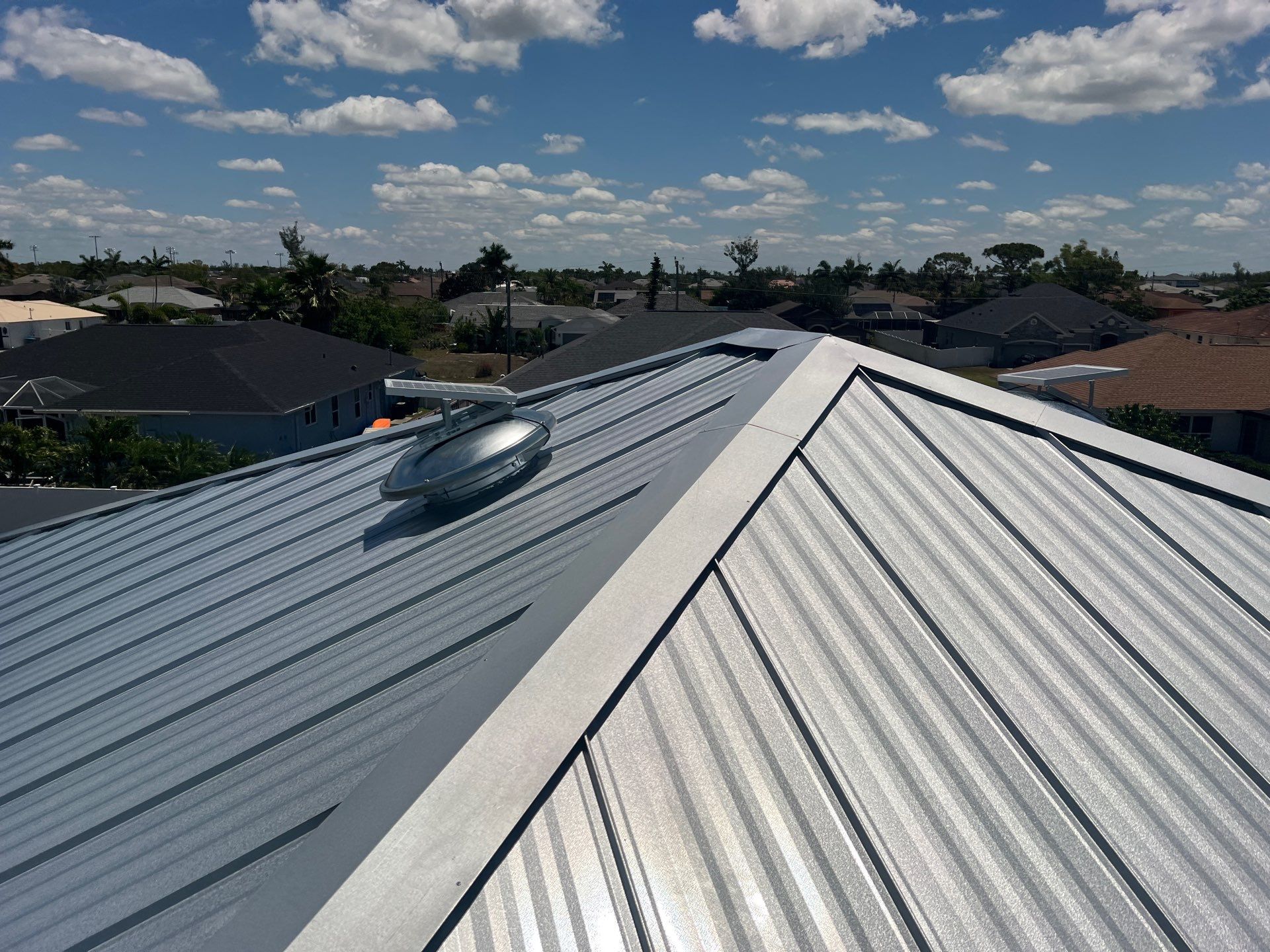 Residential Roofing Installation using Durabull Elite Seam System by Durabilis Roofing INC