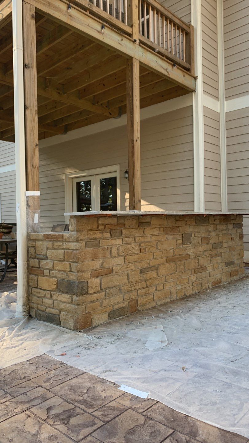 Outdoor Kitchen using Clifrock Panels by Xtreme Concrete Services