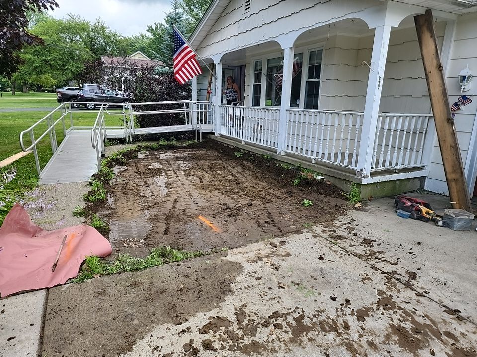 Porch and Concrete by Ivy Lea Construction