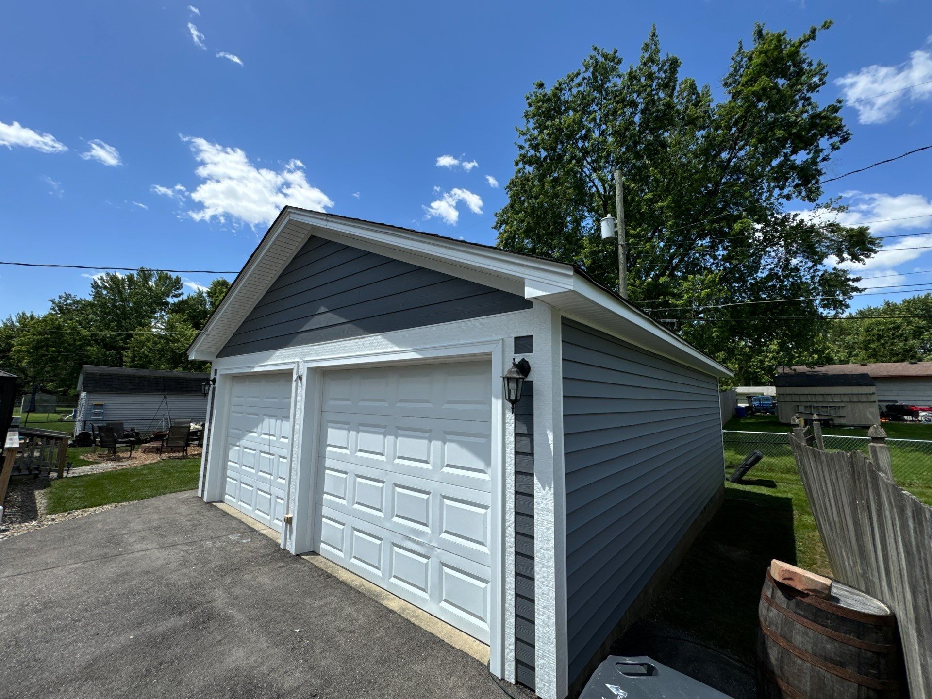 Project in New Whiteland by Moss Roofing