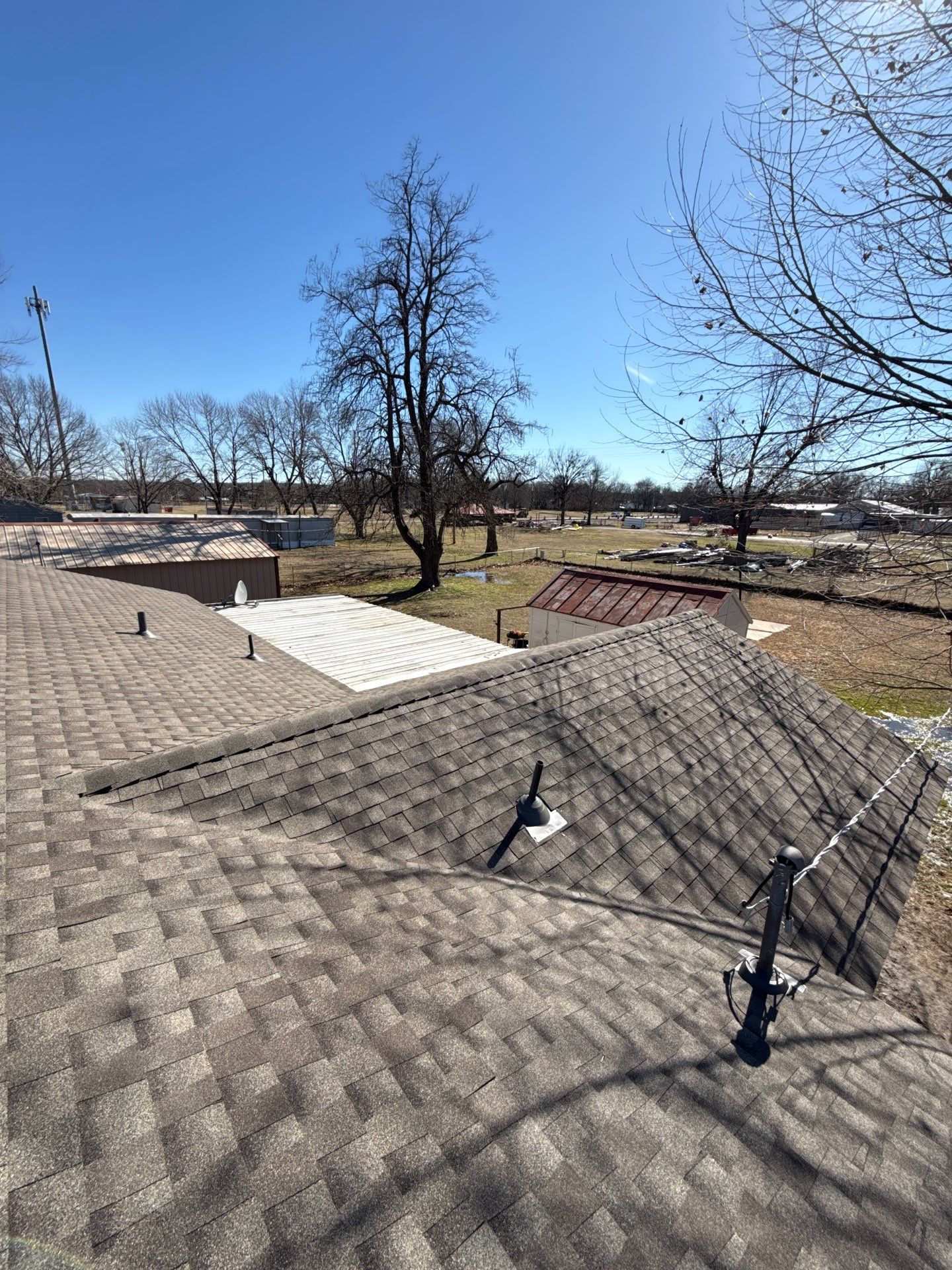 Replaced half roof. by In & Out Construction & Remodeling, LLC