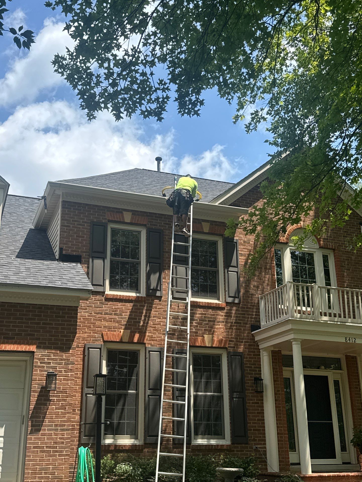 New Shingle Roof & New Gutters and downspouts with covers by Alpha Design Services
