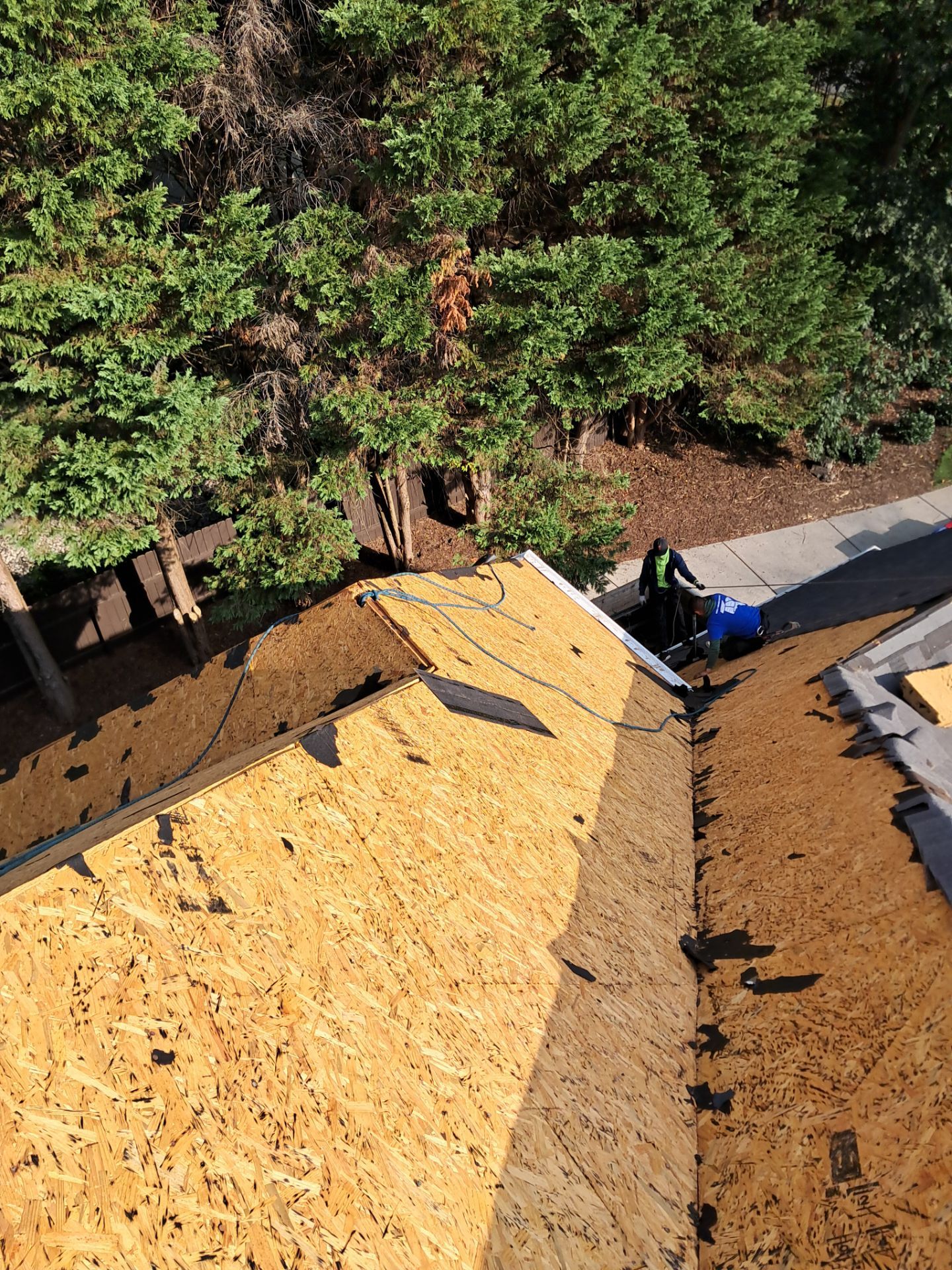Residential Roof Replacement using GAF HDZ - Charcoal shingles by Elite Roofing LLC