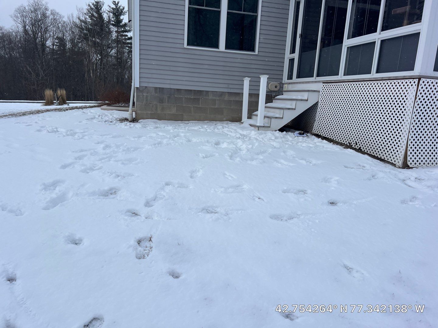 Stamped English Rivenstone concrete patio and sidewalks  by NG Masonry & Construction LLC