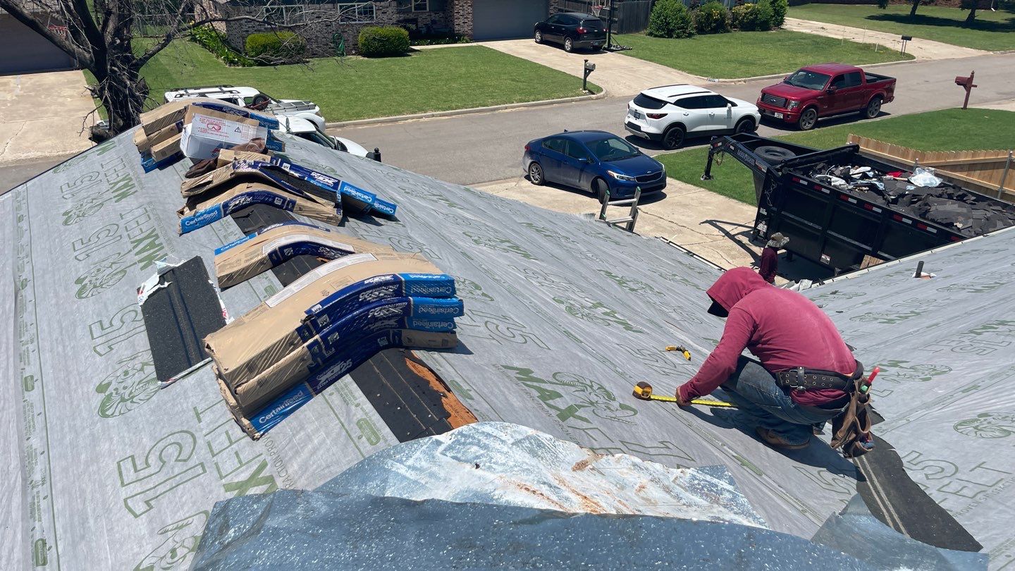 Residential Roofing Installation using GAF Royal Sovereign by A & H Roofing and Contracting