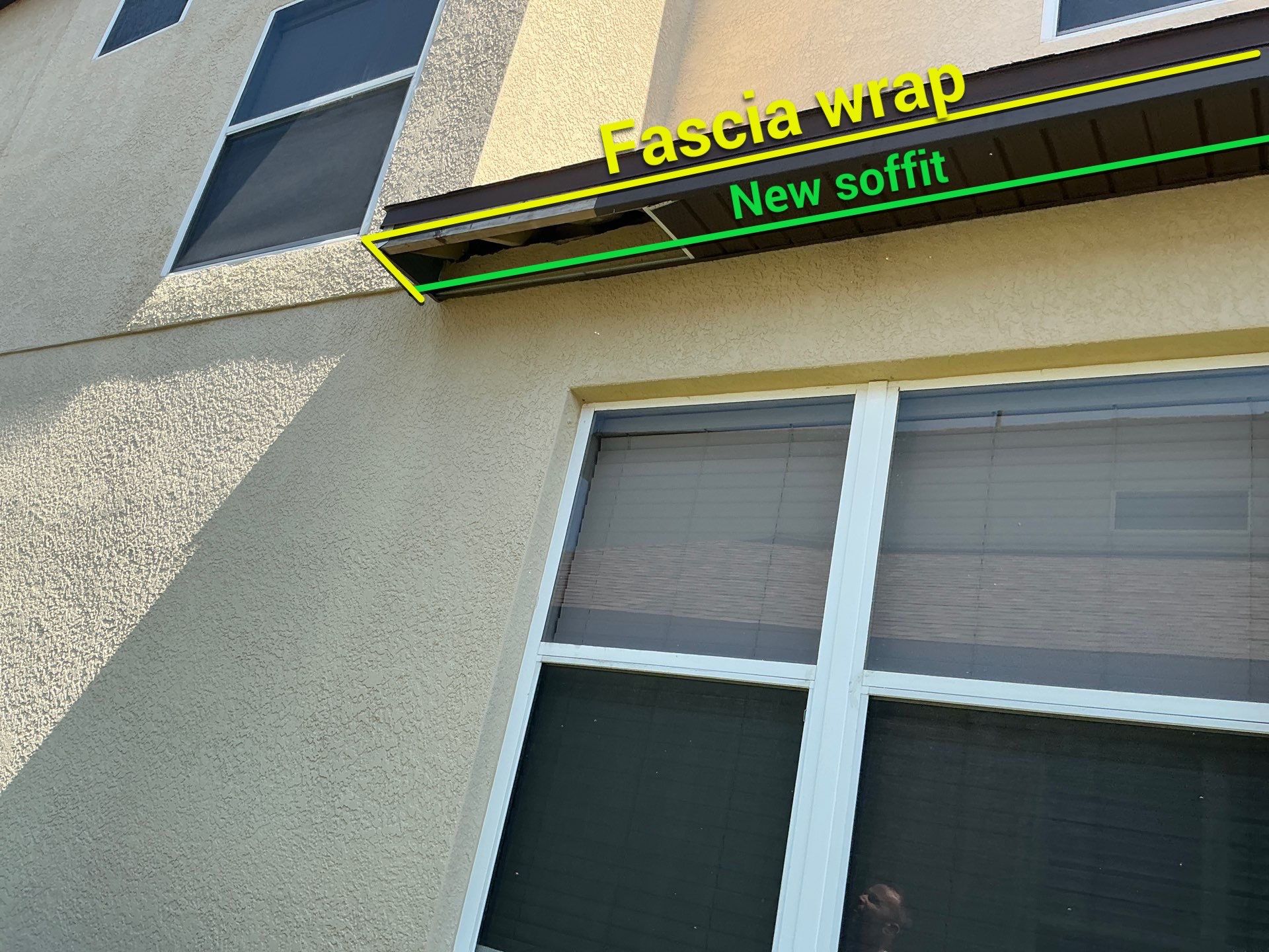 Metel Soffit and Fascia Installation in Lakewood Ranch FL by Gutter Professors