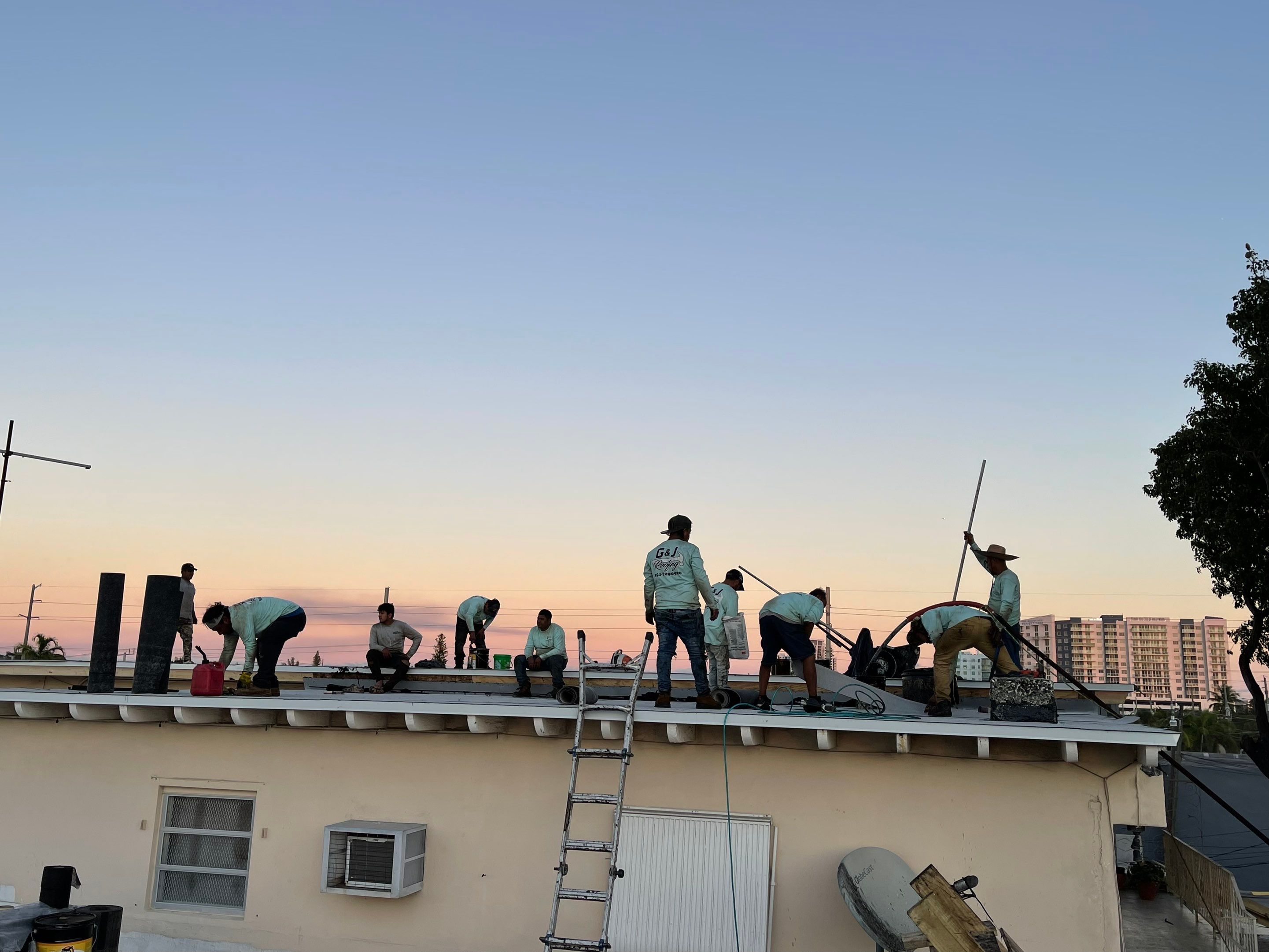 Hollywood Blvd., Hollywood, FL by G&J Roofing 