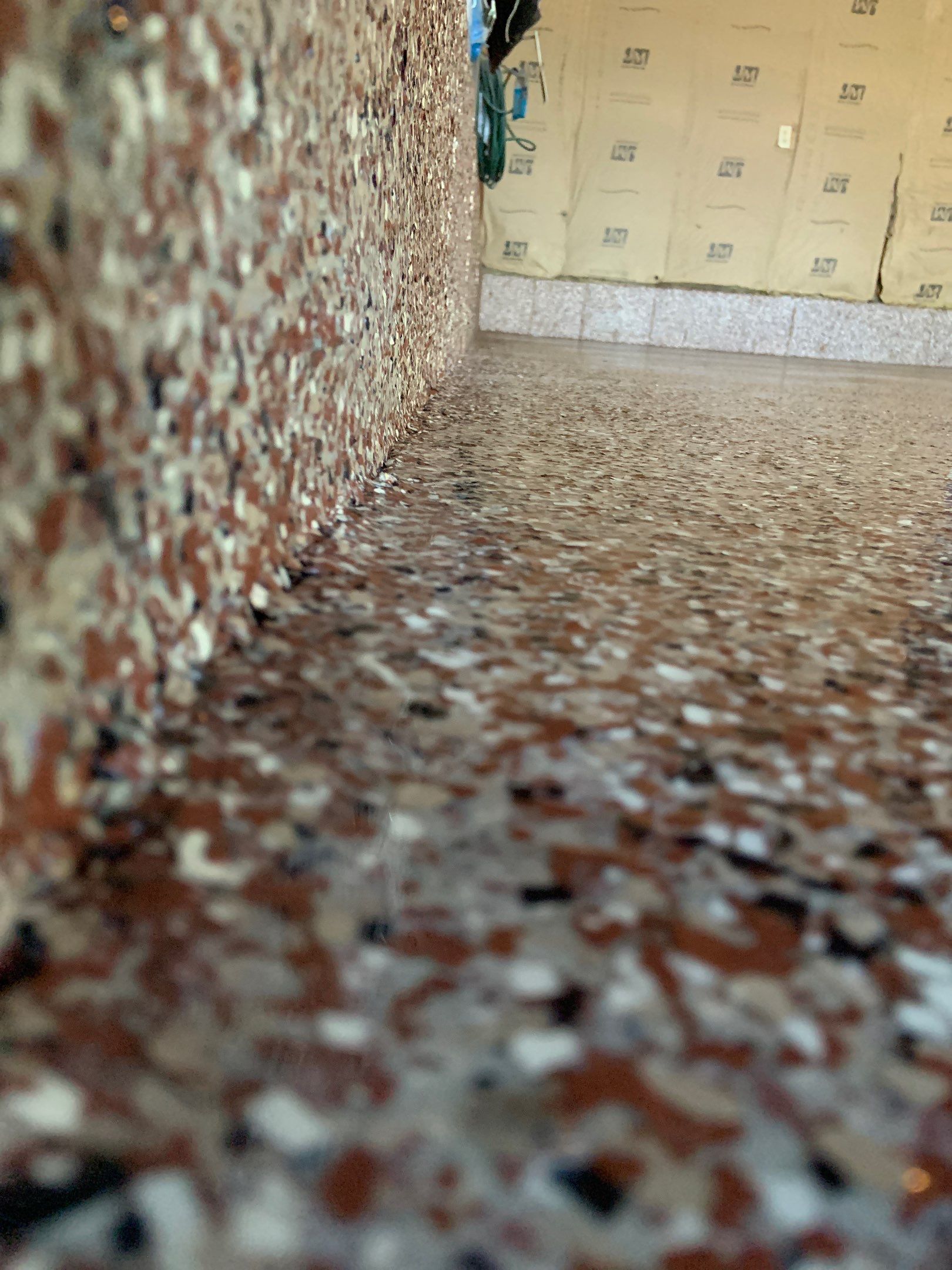 Countertop Transformation using Galaxy Colorway by Croc Coatings, LLC