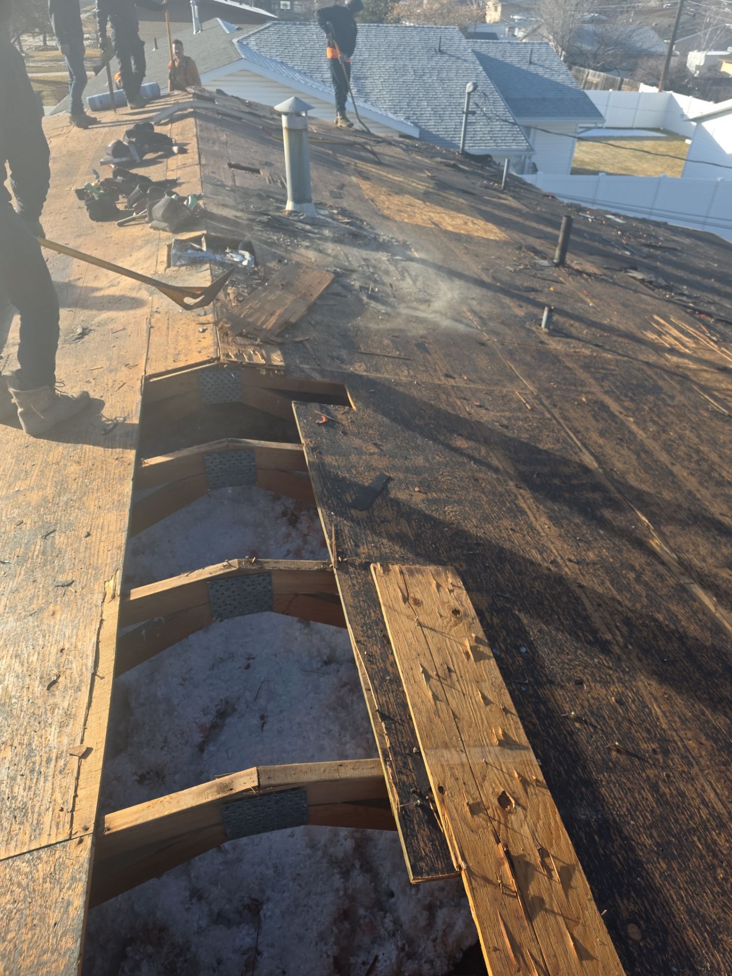 Project in Brigham City, UT by The Roofing Experience, LLC