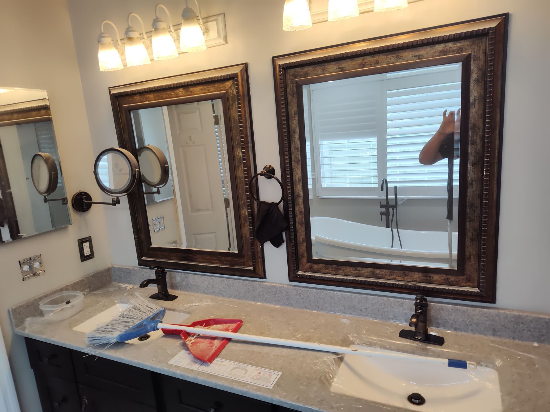 Bathroom repair and remodel by Cornerstone Home Builders, LLC