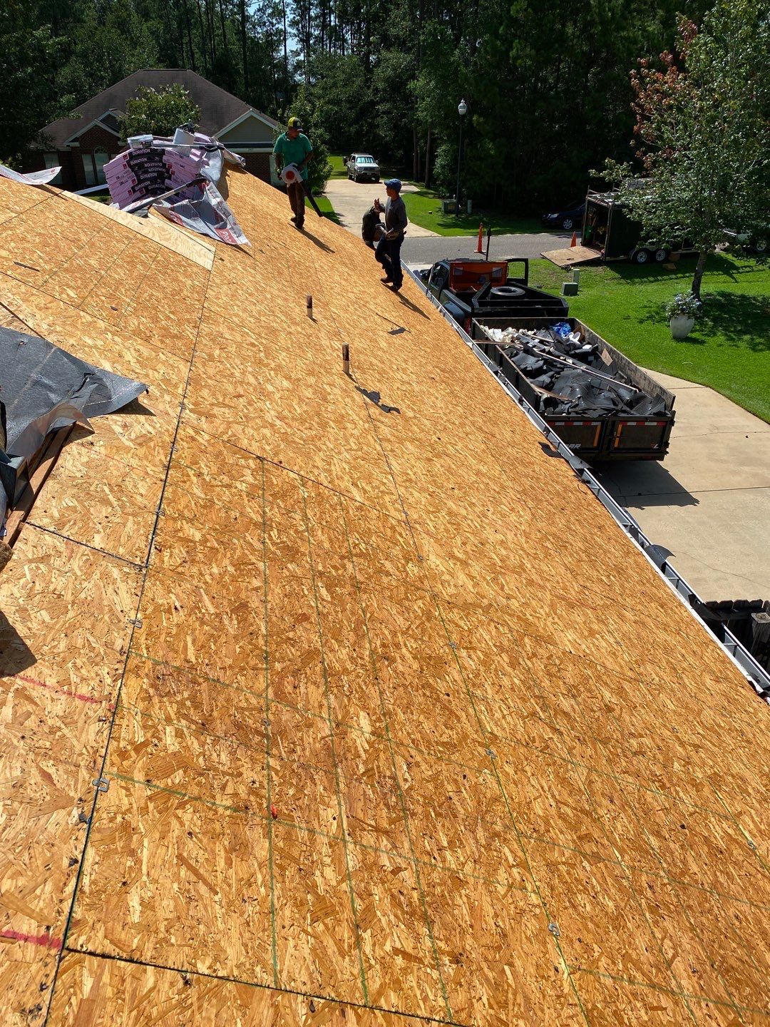 Commercial Roofing Installation using Roof Replacement by American Roofing & Construction LLC