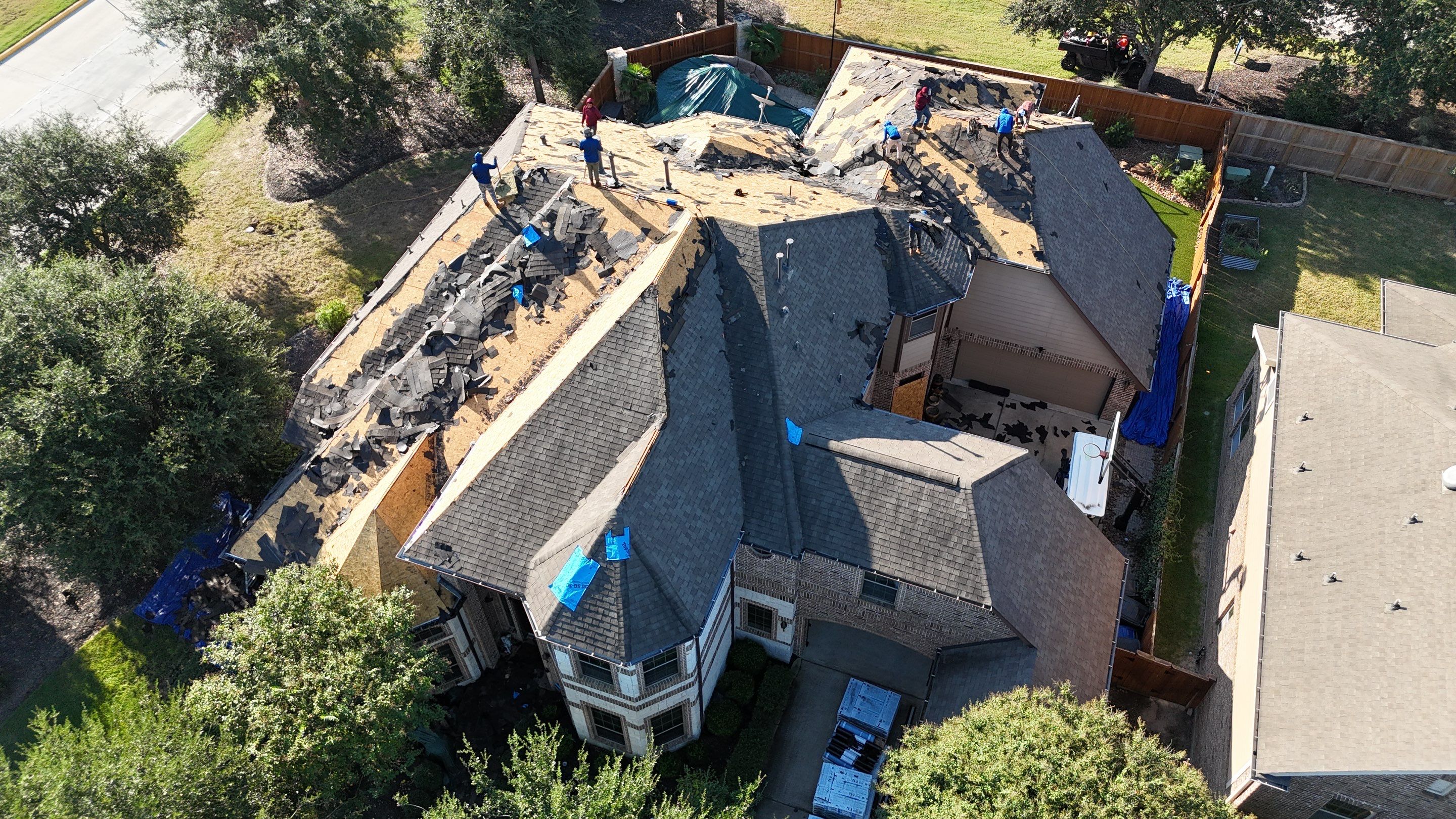 Residential Roofing Installation using IKO Dynasty by Core Four Roofing