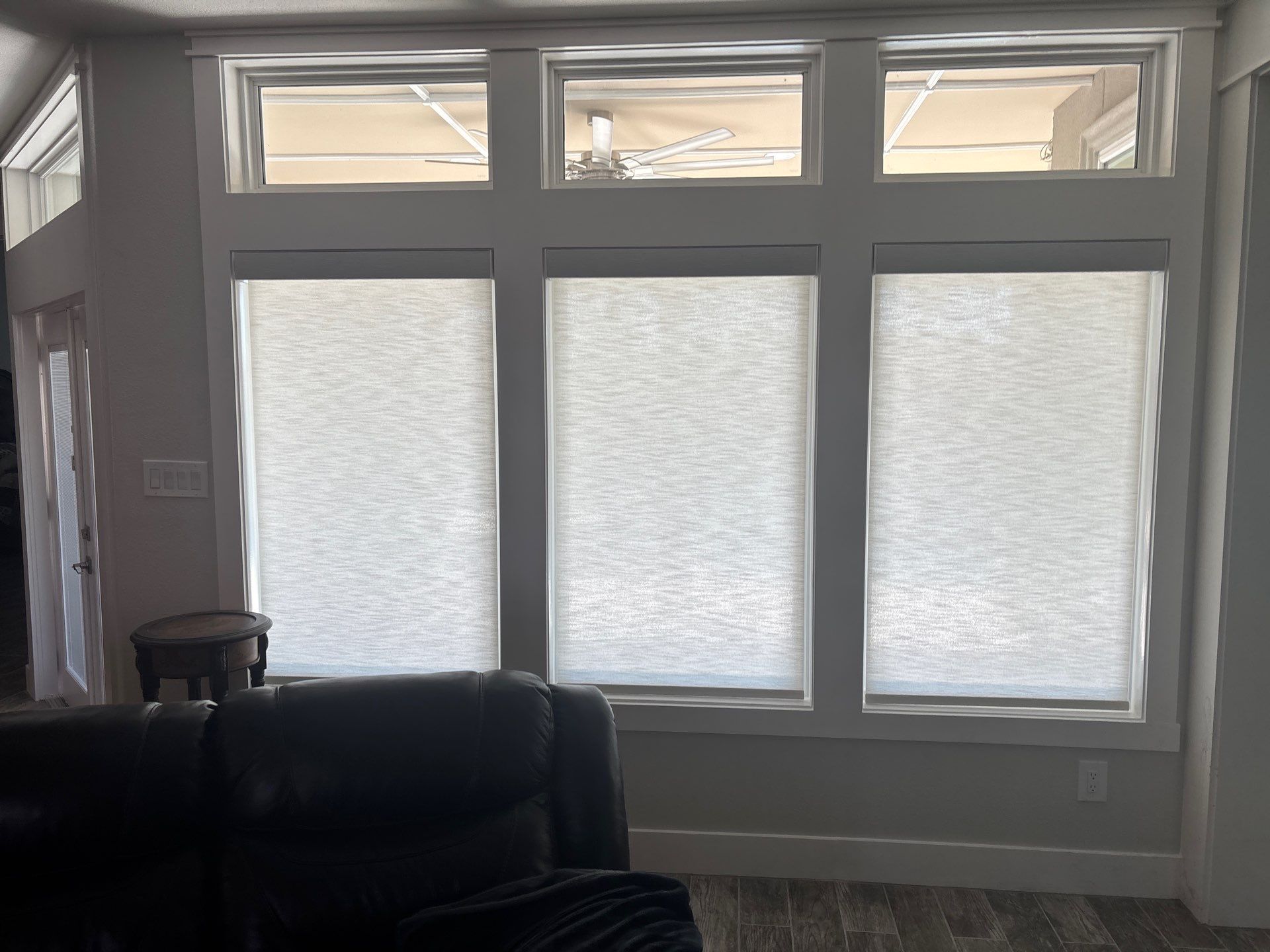 NWF Faux Wood Blinds and SWF Roller Shades by Budget Blinds of Greater Corpus Christi