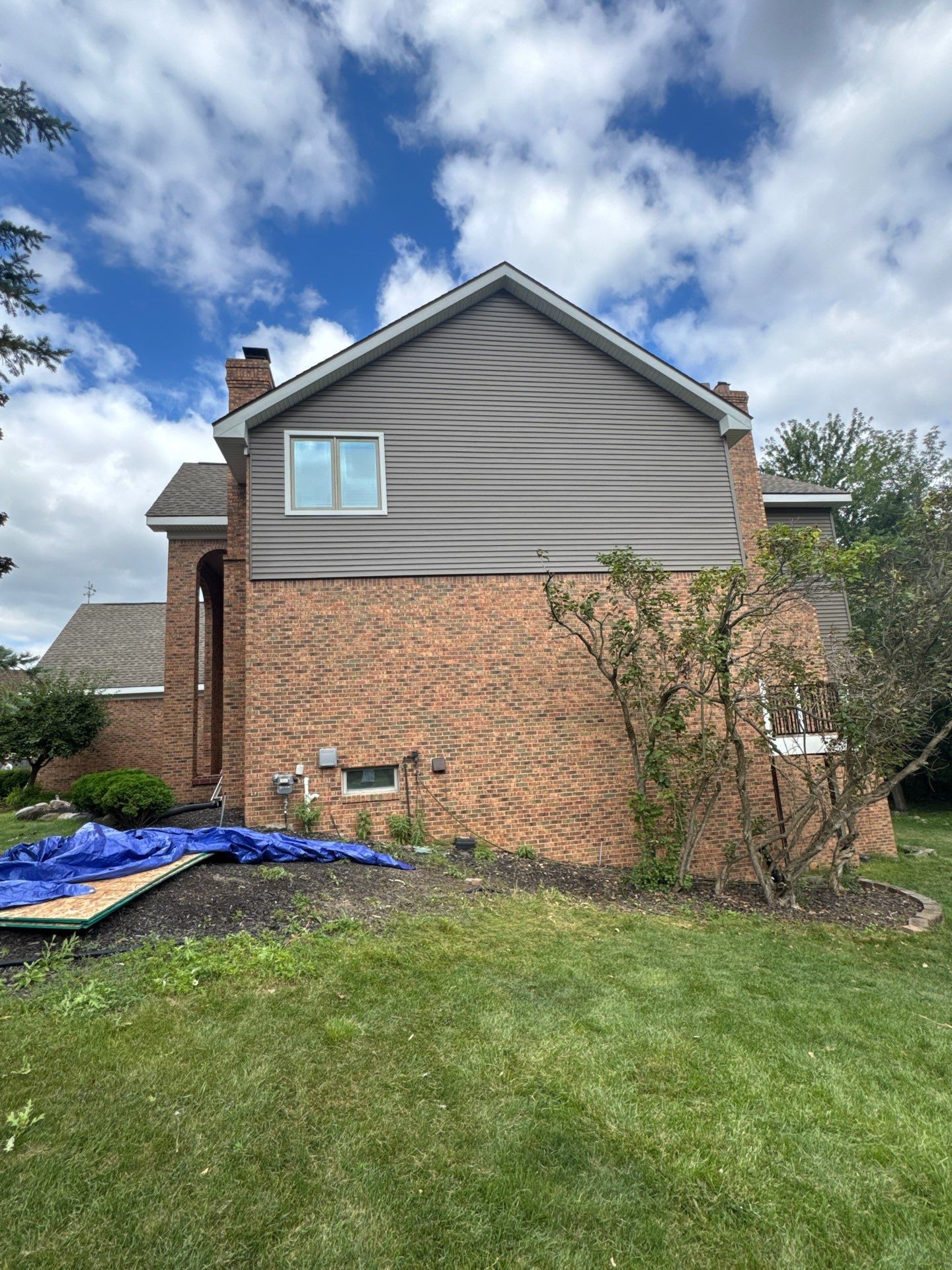 Siding Replacement using Alside Odyssey D4" Flagship Brown by 180 Contractors