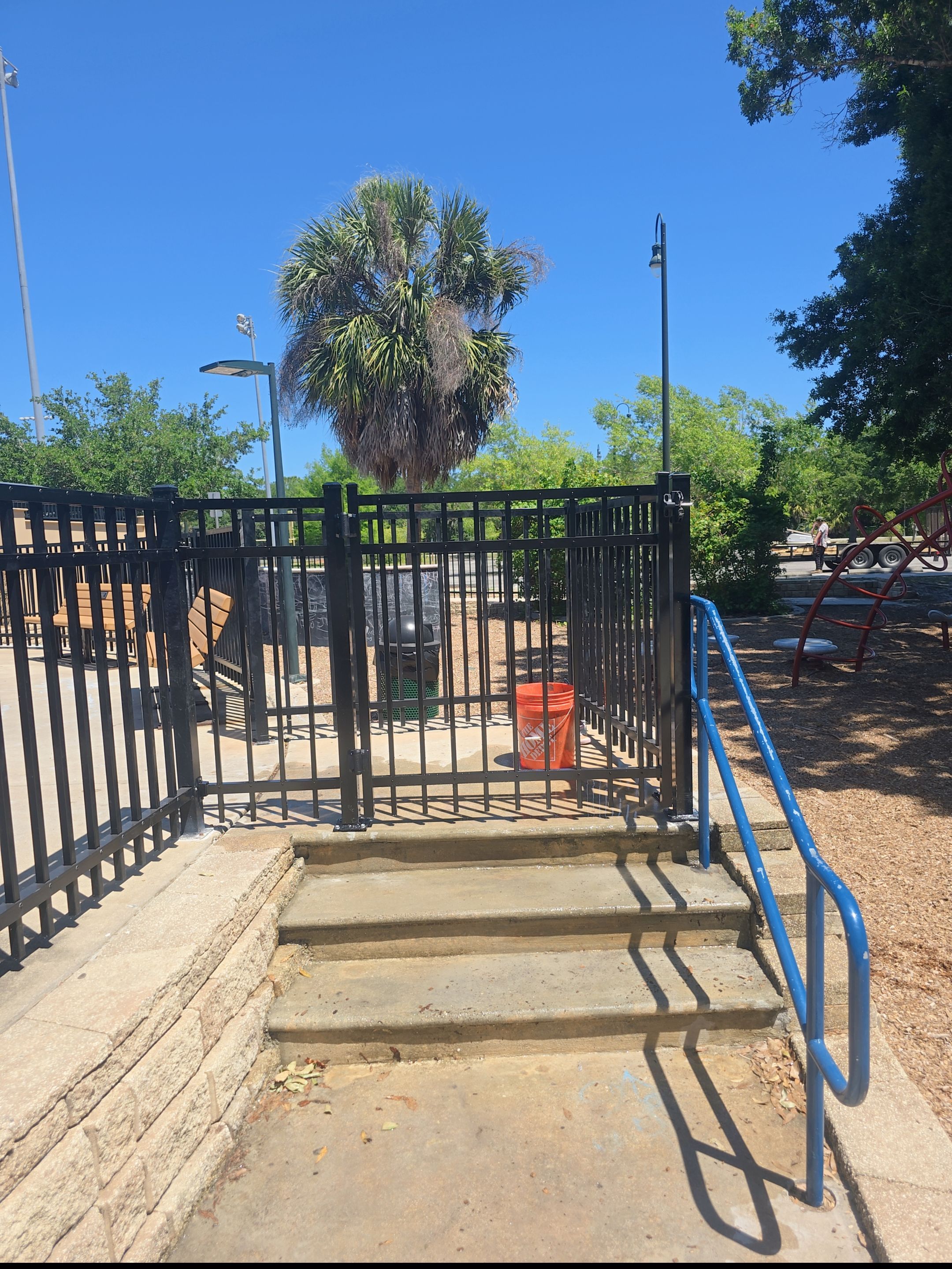Atwater Splashpad for the City of North Port by True Fence LLC