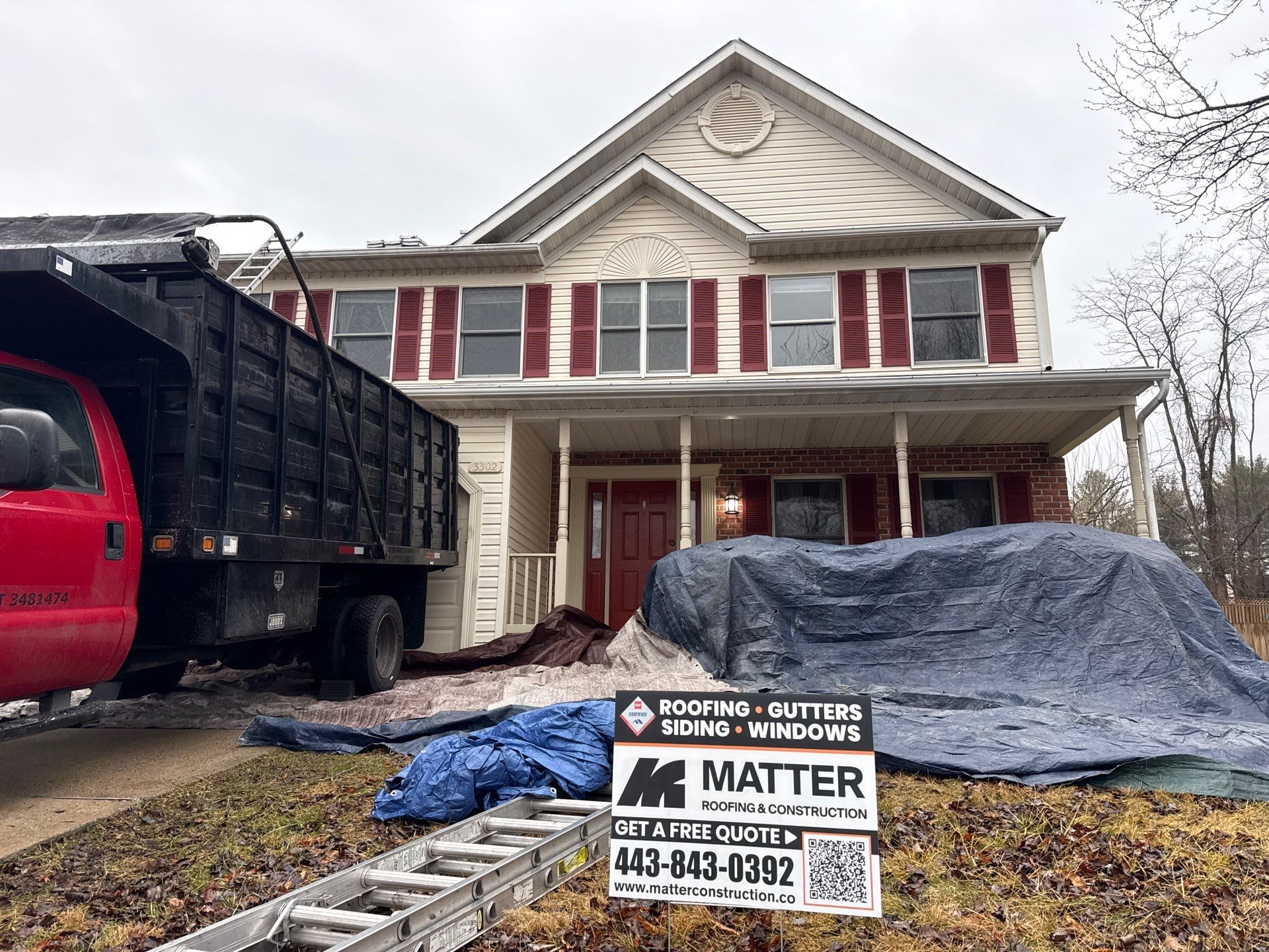 Residential Roofing Installation using GAF Timberline HDZ by Matter Construction, LLC