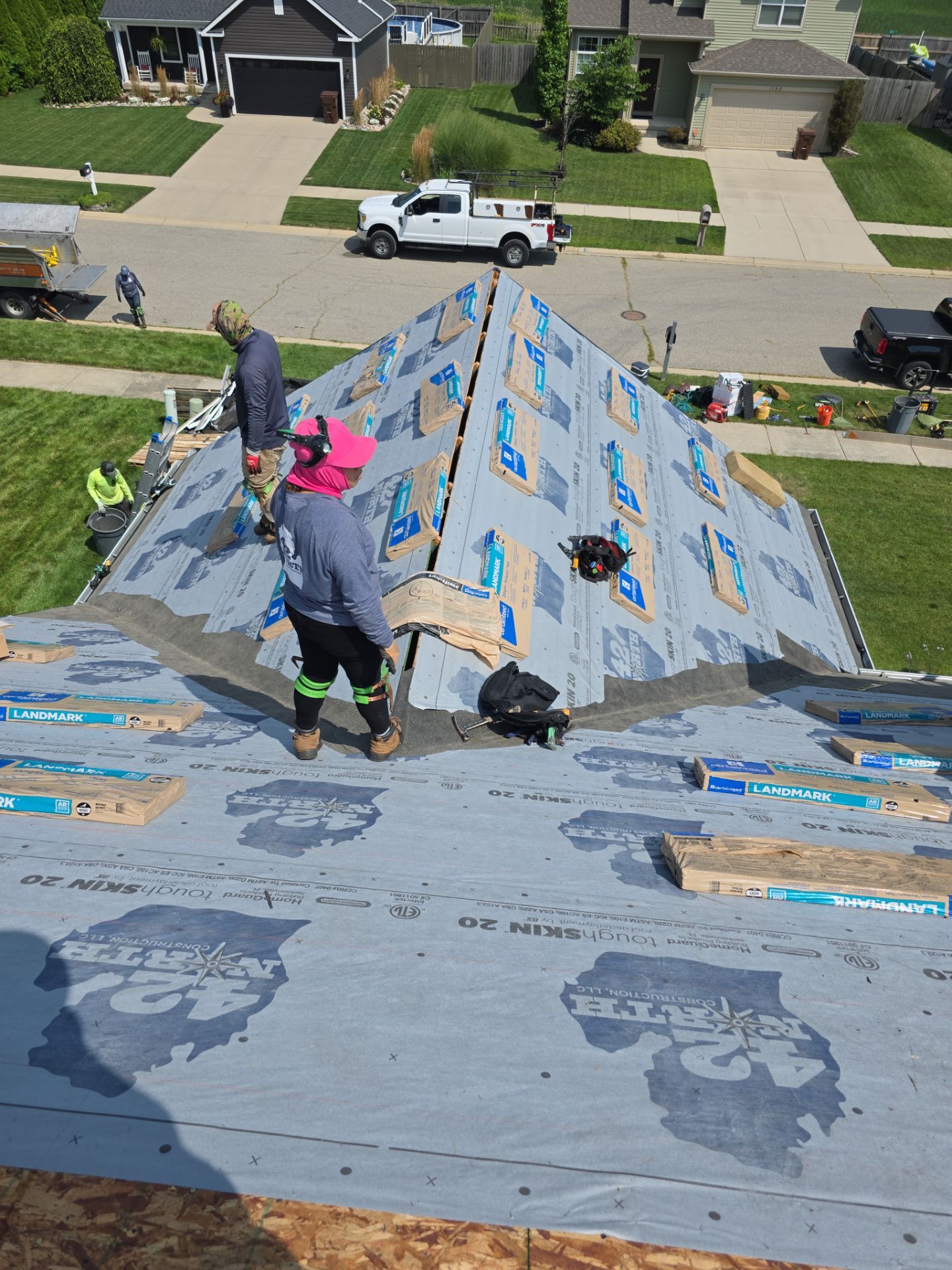 Storm Damage Repaired by 42 North Construction, LLC.