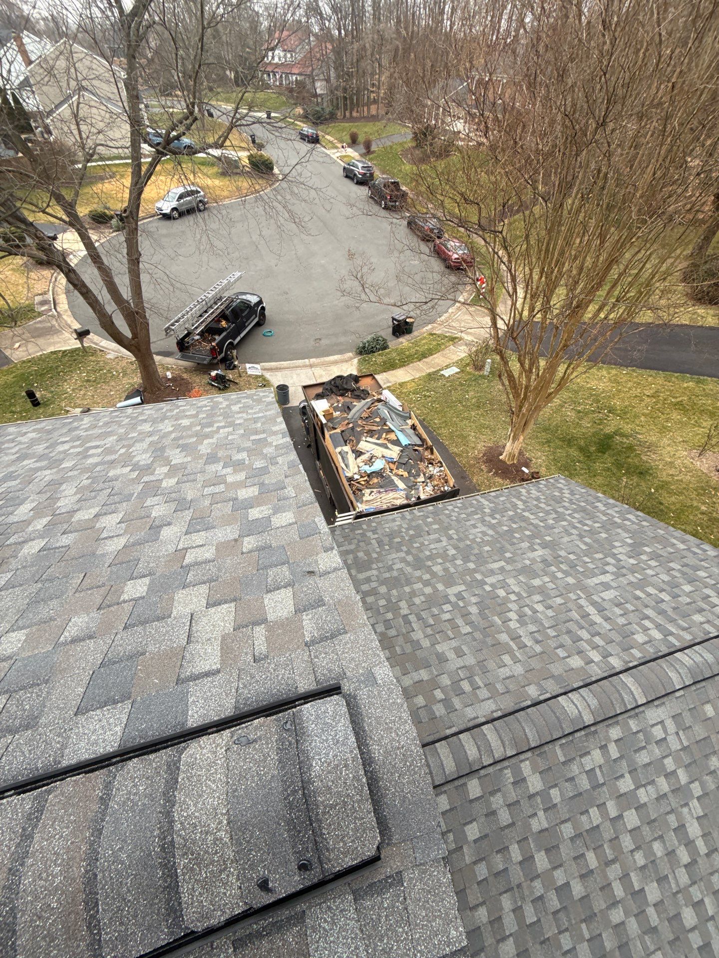Fairfax Station :Residential Roof Replacement with CertainTeed Landmark Pro in Max Def Drift Wood by RM Banning, Inc.