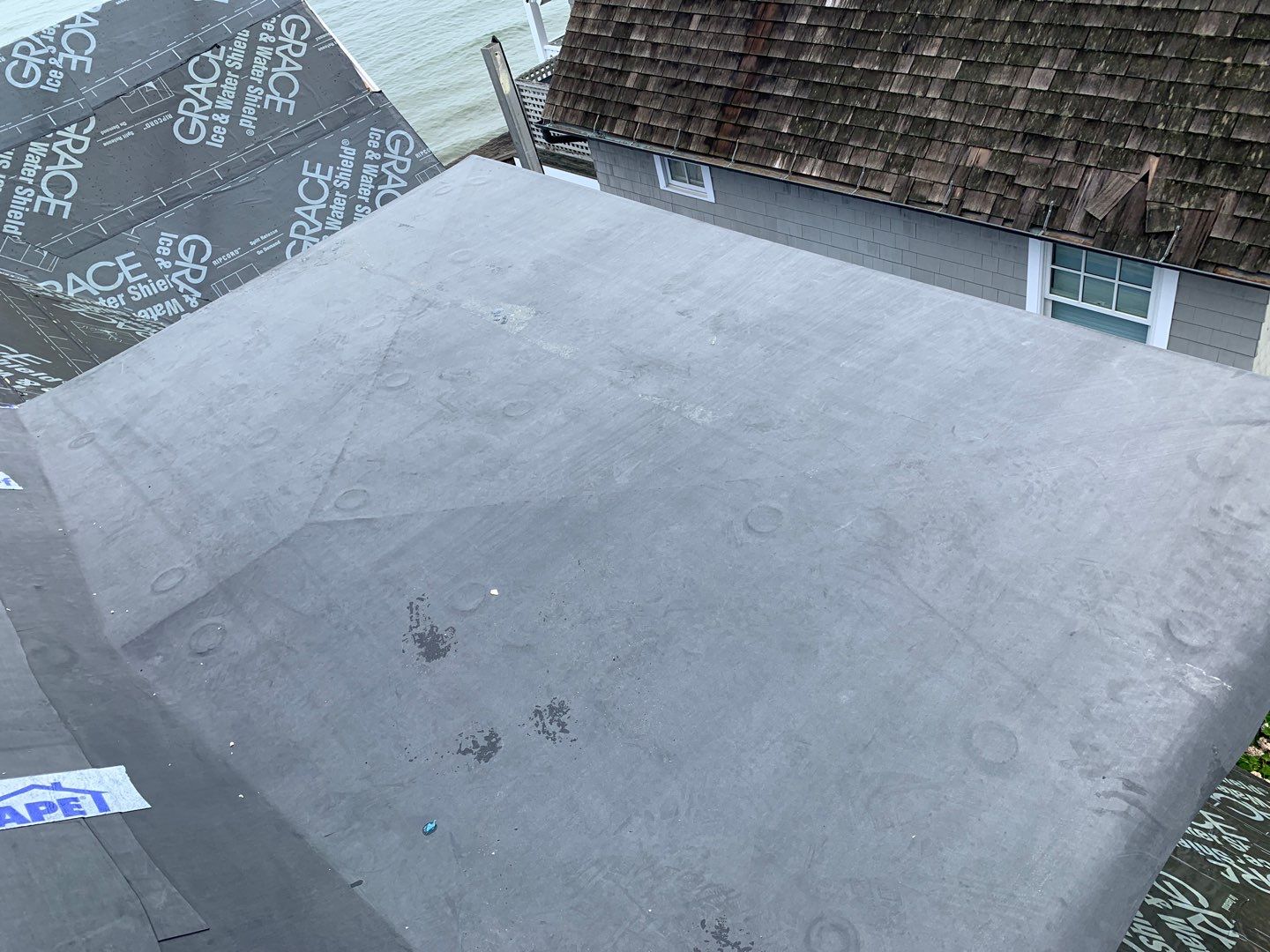 Standing Seam Aluminum Roof Installation by Lecla Home Improvements and Roofing INC