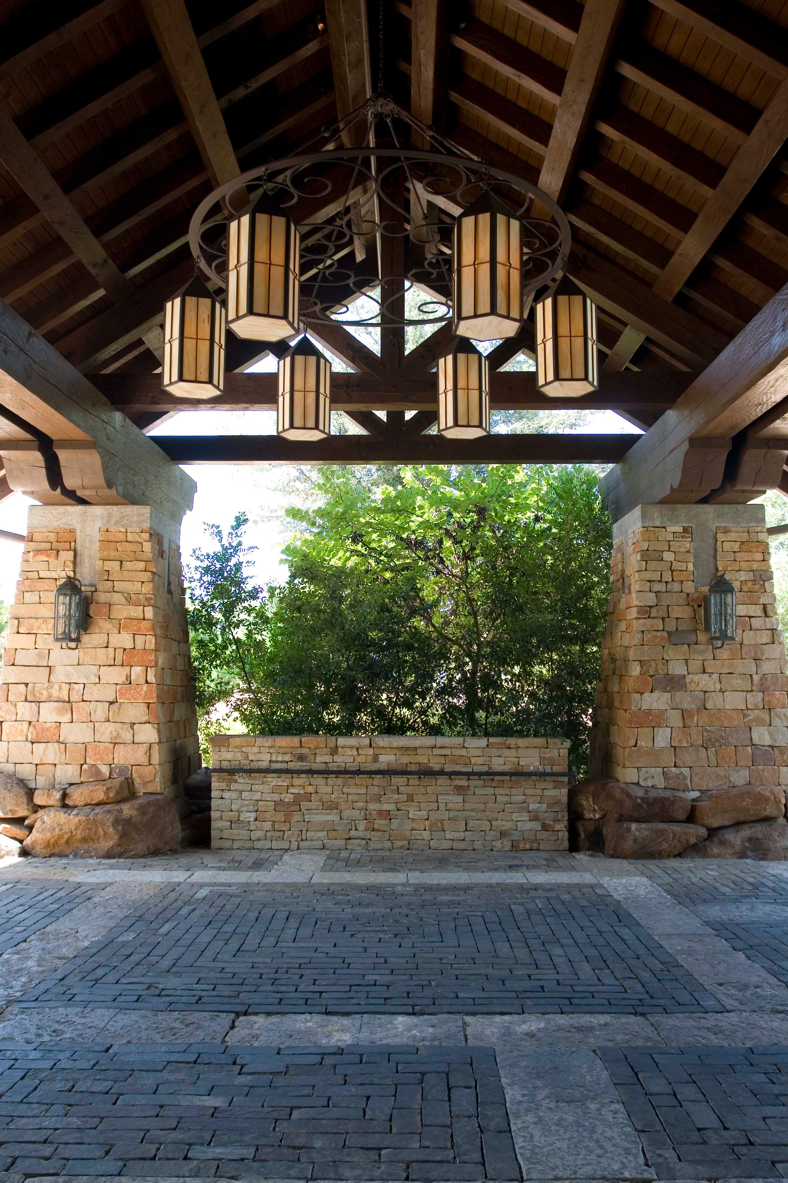 Architectural Outdoor Lighting and Custom Decorative Lantern Installation by Solara Custom Living