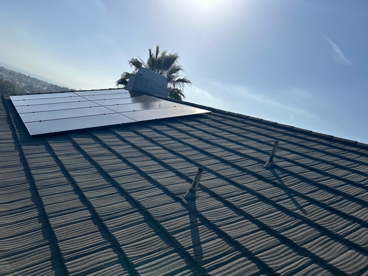 Terracotta Tile Roof Repair and Ridge Cap Sealing in Escondido by Reliable Roofing San Diego Inc.