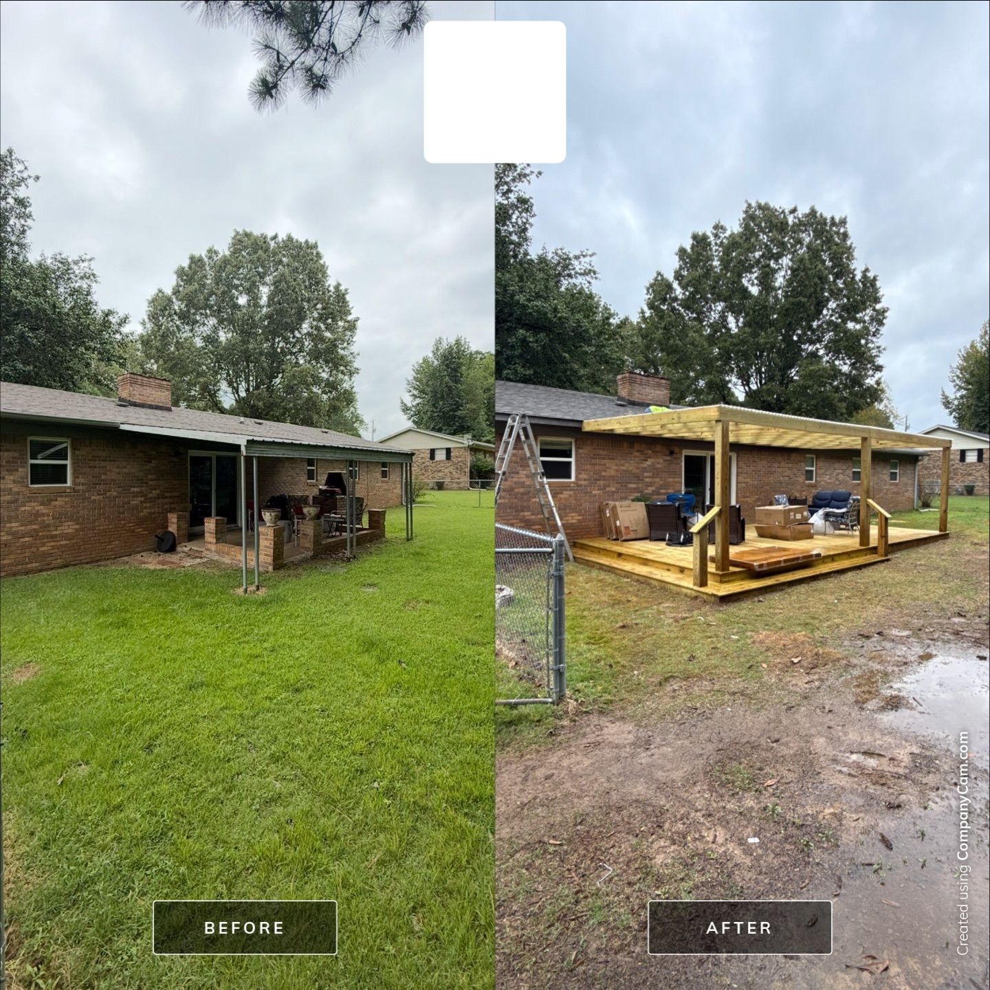 Front Entry Enhancements and a Back Deck Upgrade by Elite Proscapes LLC